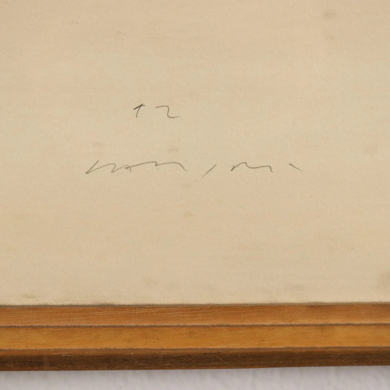 Luca Caccioni, Studio, tecnica mista su carta, 1992 6