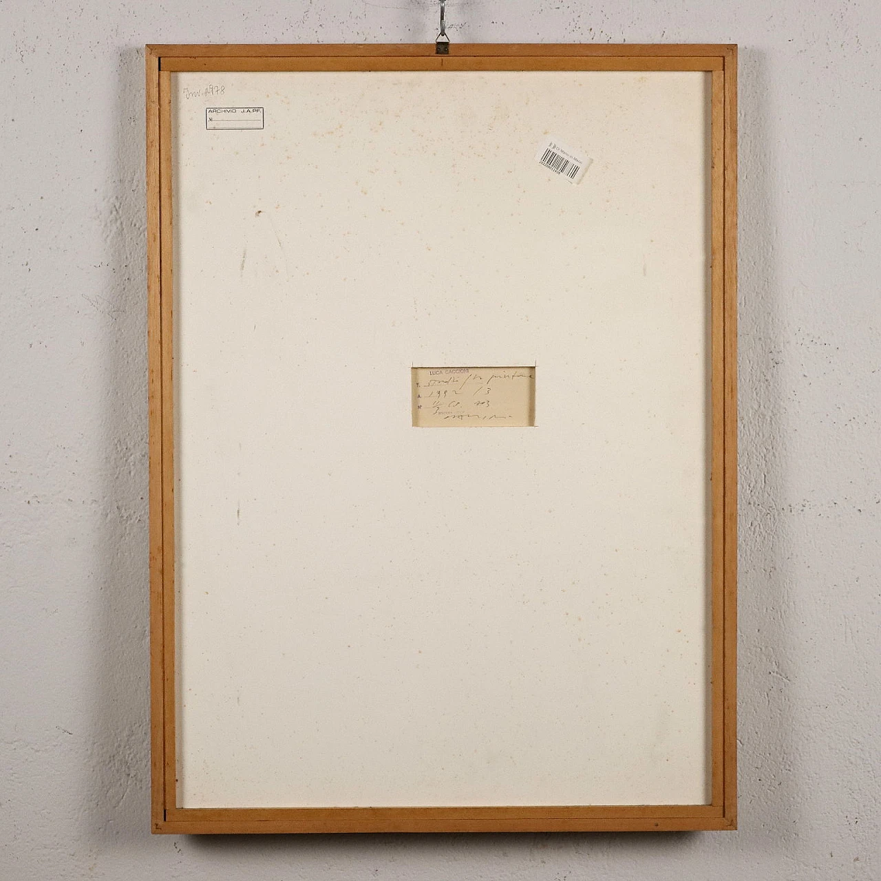 Luca Caccioni, Studio, tecnica mista su carta, 1992 9
