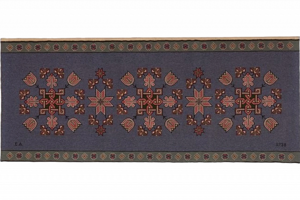Swedish ethnic wall decoration in fabric, 1930s 7