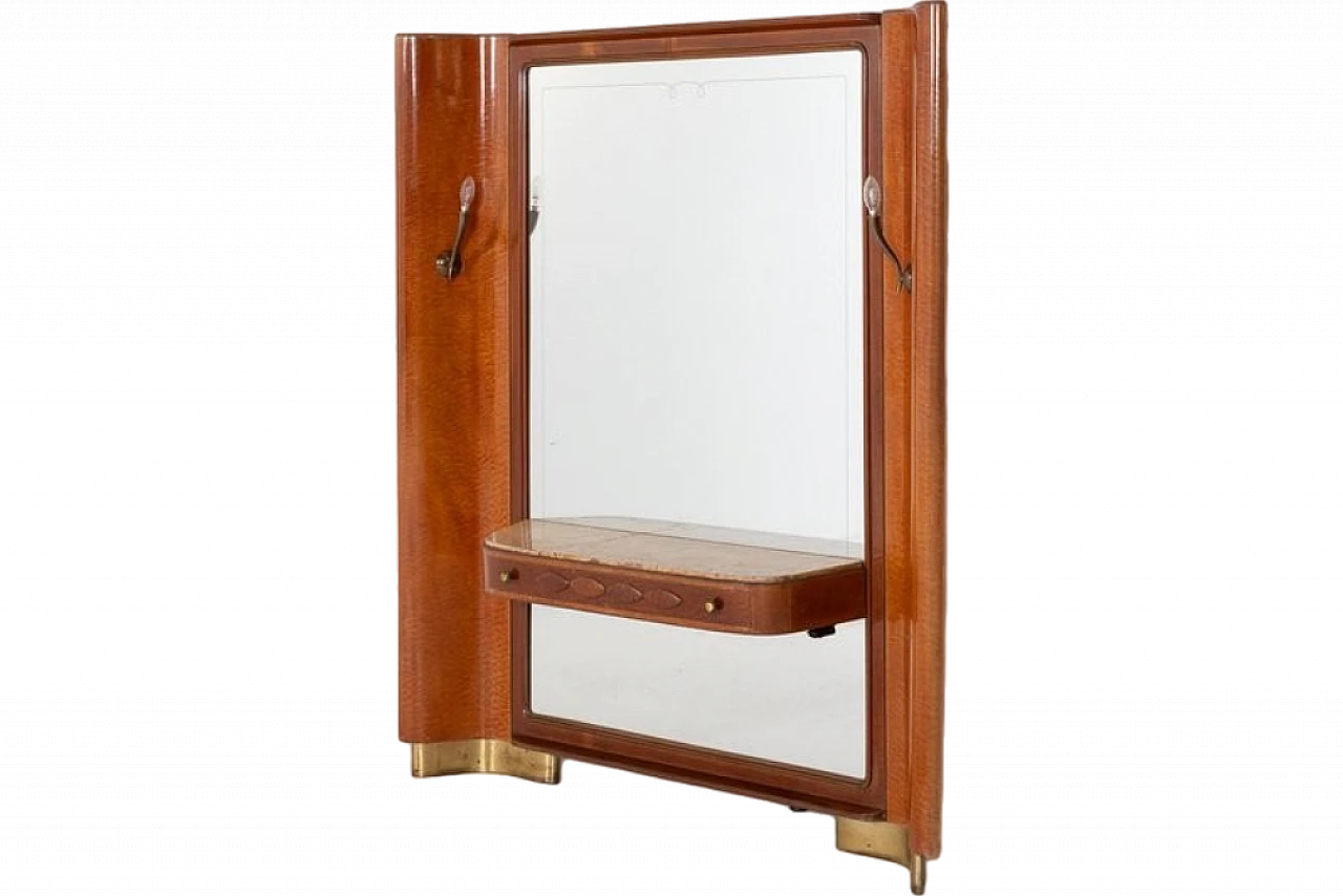 Dressing table in veneer wood from Guglielmo Ulrich, 1950s 9