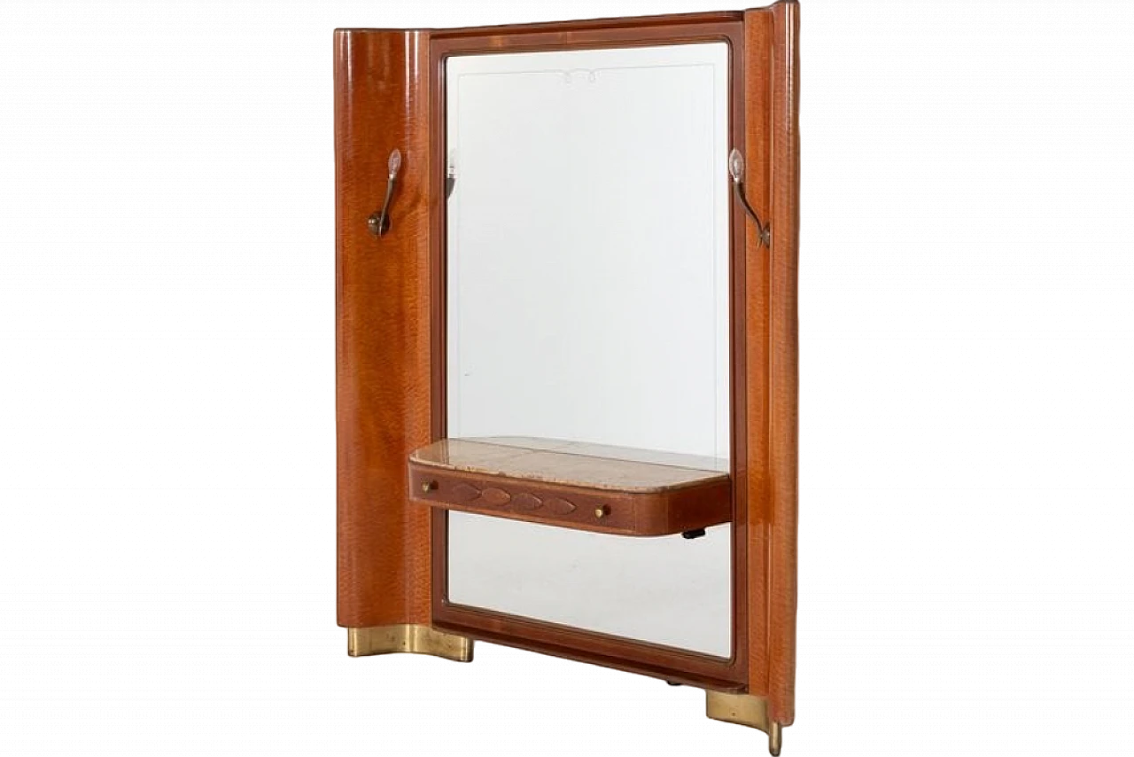 Dressing table in veneer wood from Guglielmo Ulrich, 1950s 10