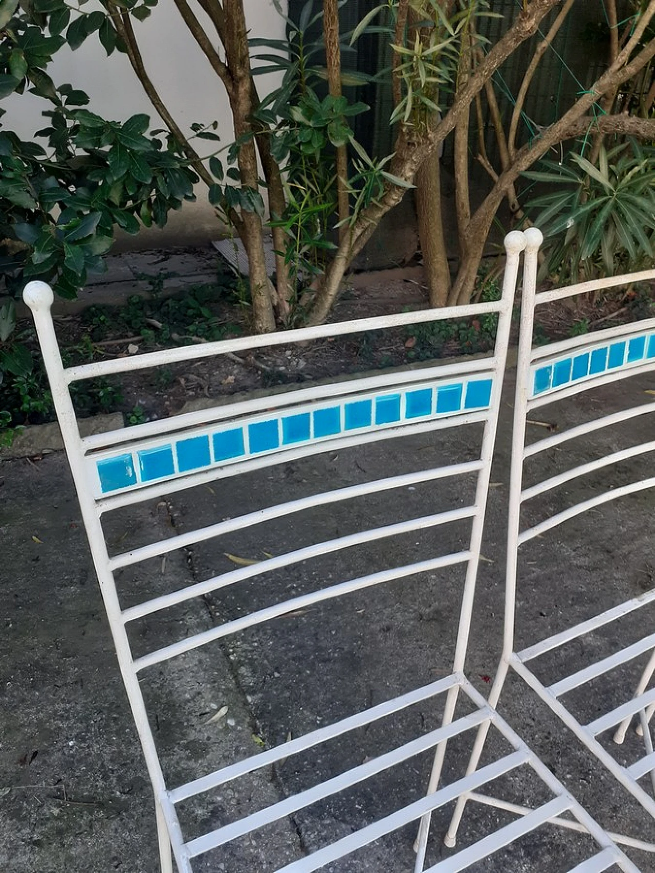 5 sedie in ferro, anni '90 2