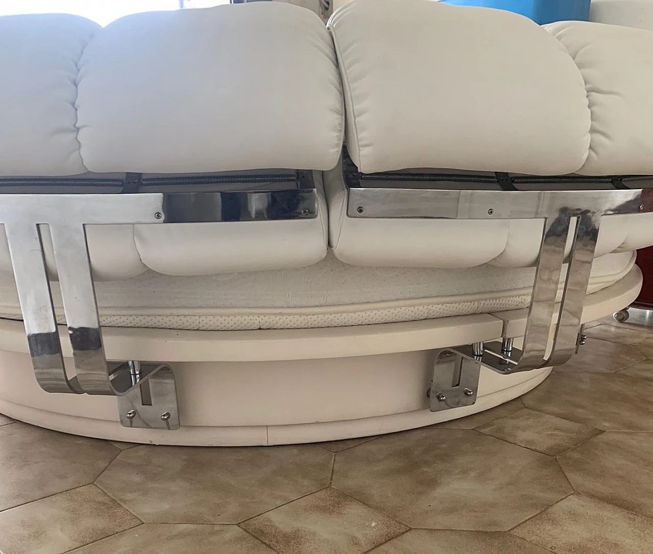 Lullaby ed and ightstands by Luigi Massoni for Poltrona Frau, 1968 5