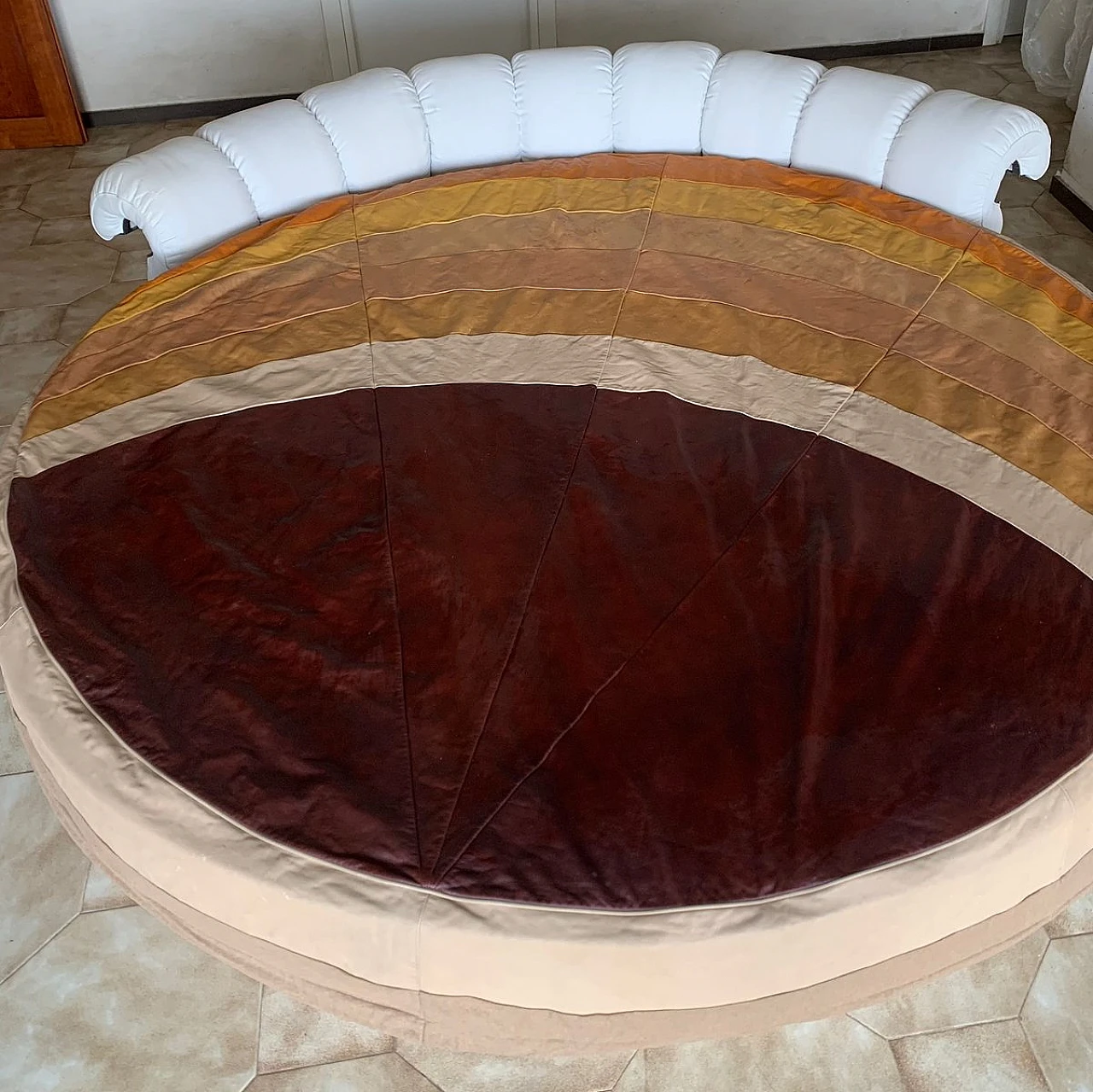 Lullaby ed and ightstands by Luigi Massoni for Poltrona Frau, 1968 9