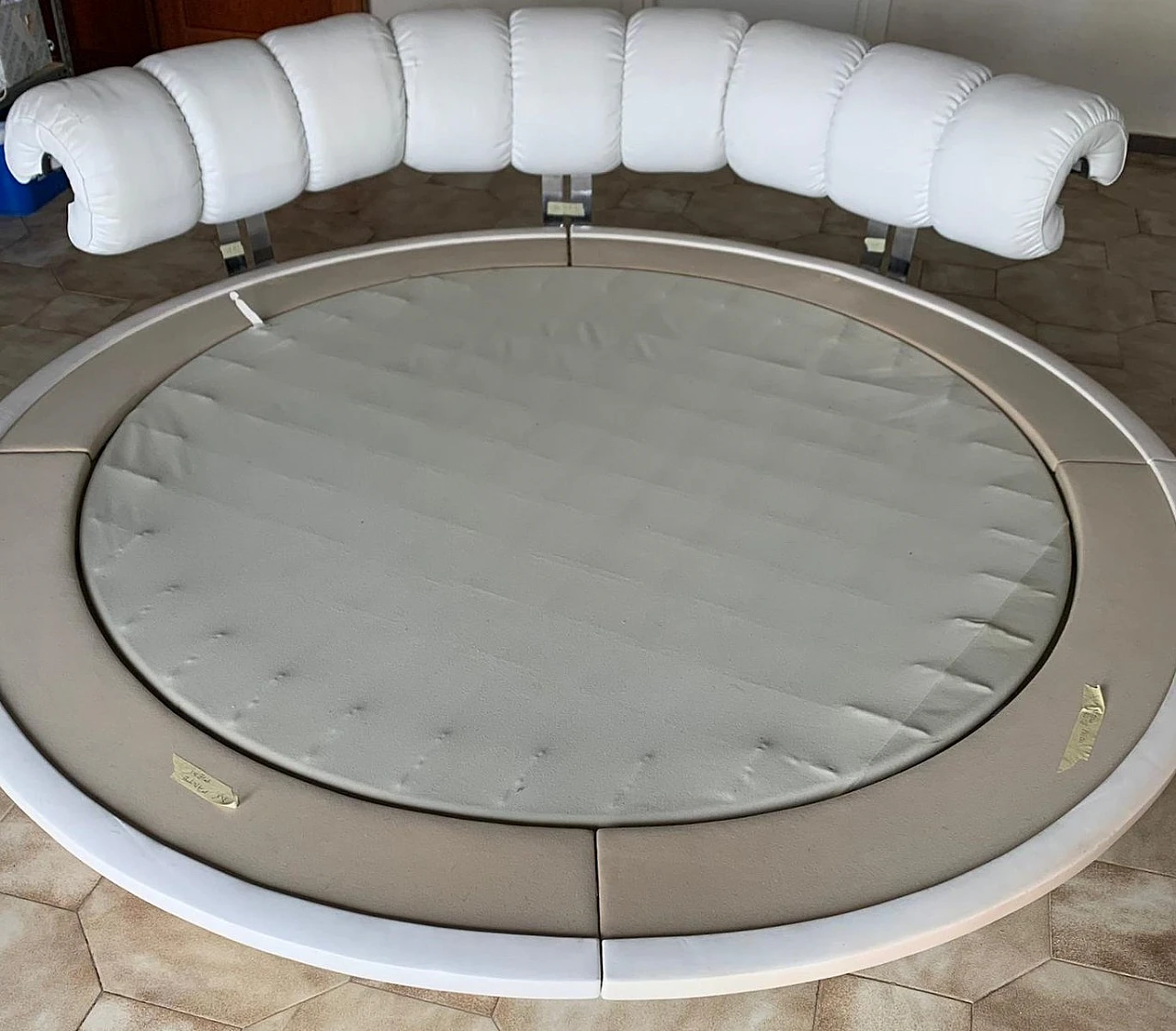 Lullaby ed and ightstands by Luigi Massoni for Poltrona Frau, 1968 13