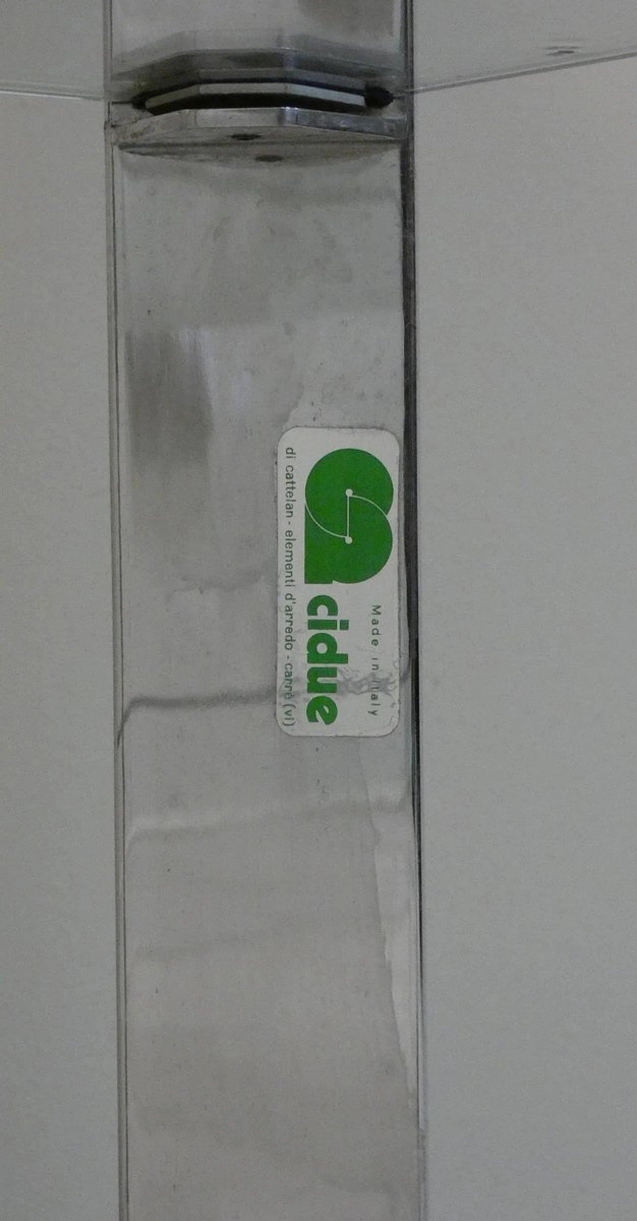 Vetrine a giorno in acciaio e cristallo di Cidue, Italia, anni '70 14