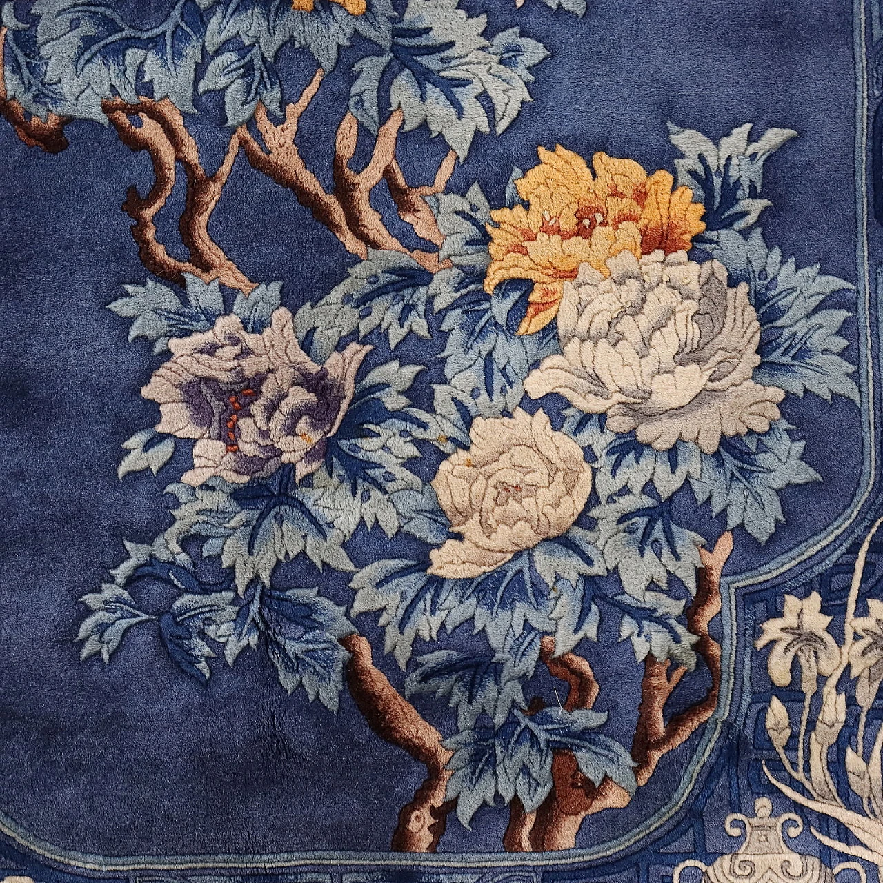 Tappeto Pechino cinese in cotone e lana 3