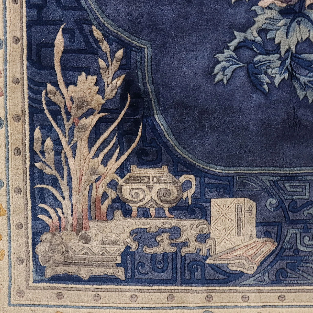 Tappeto Pechino cinese in cotone e lana 5