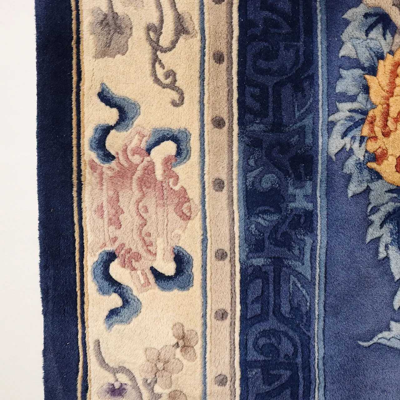 Tappeto Pechino cinese in cotone e lana 6