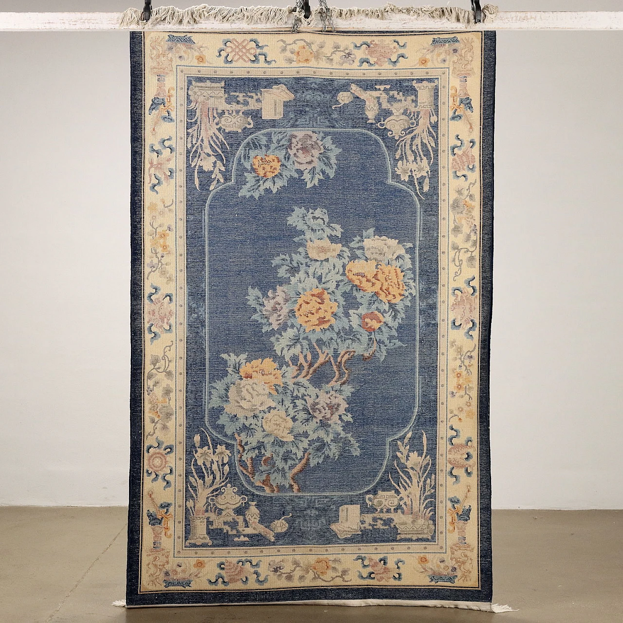 Tappeto Pechino cinese in cotone e lana 7