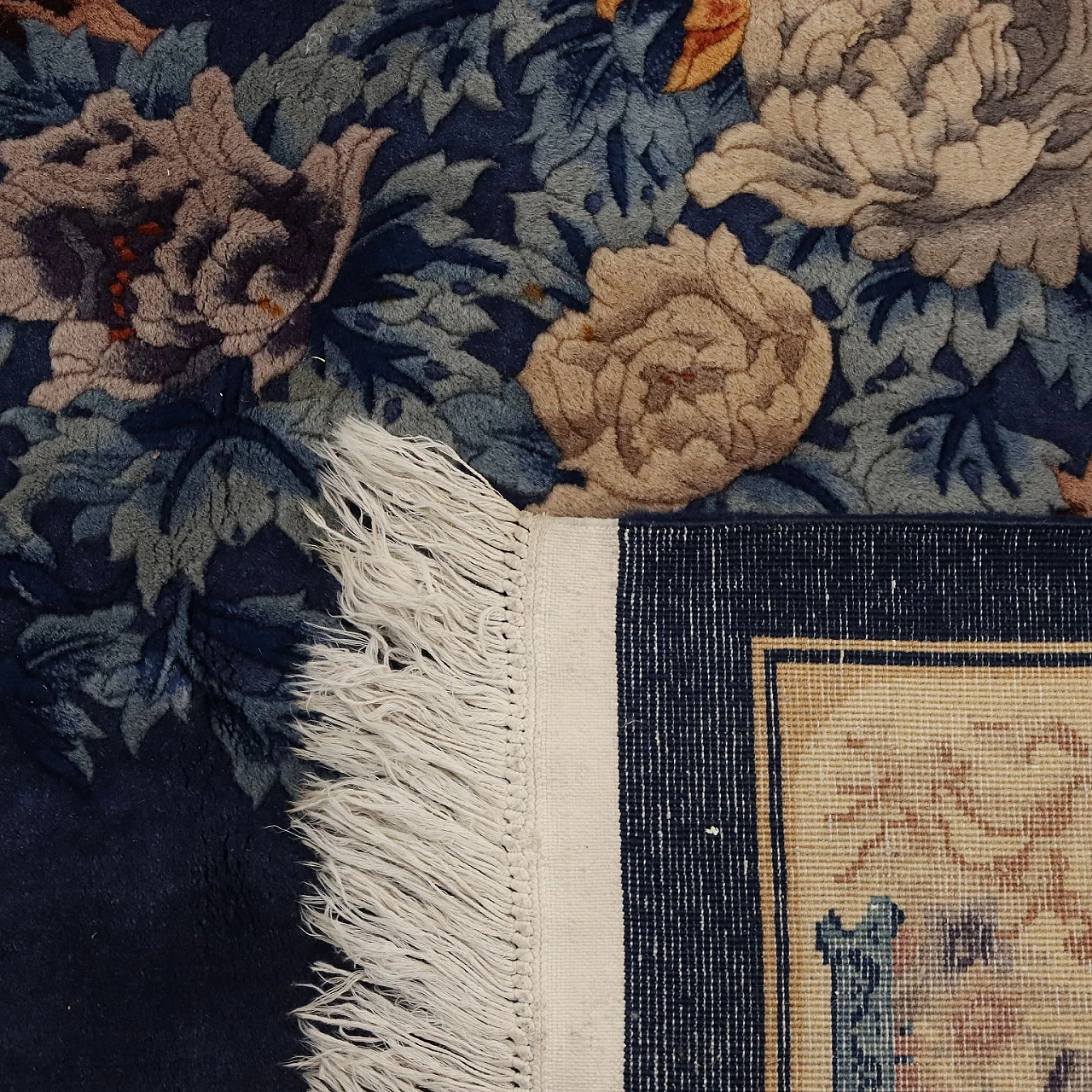 Tappeto Pechino cinese in cotone e lana 9