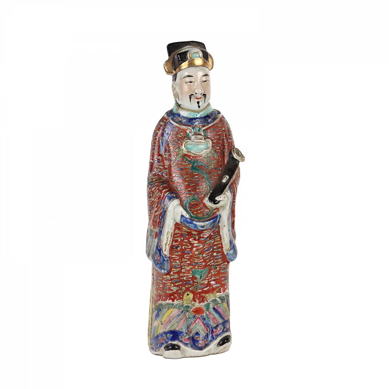 Porcelain sculpture of Lu Xing, 1930s 1