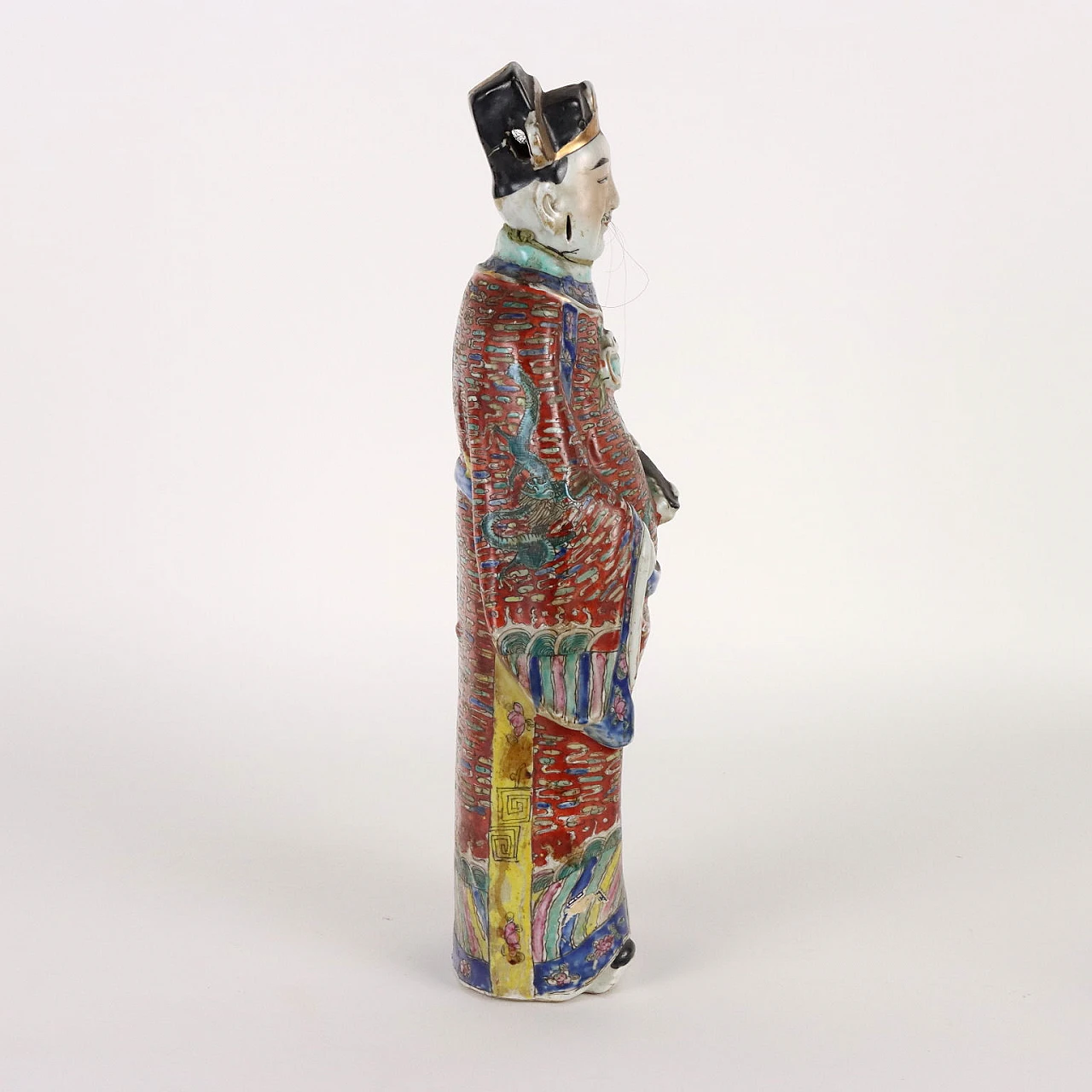 Porcelain sculpture of Lu Xing, 1930s 9