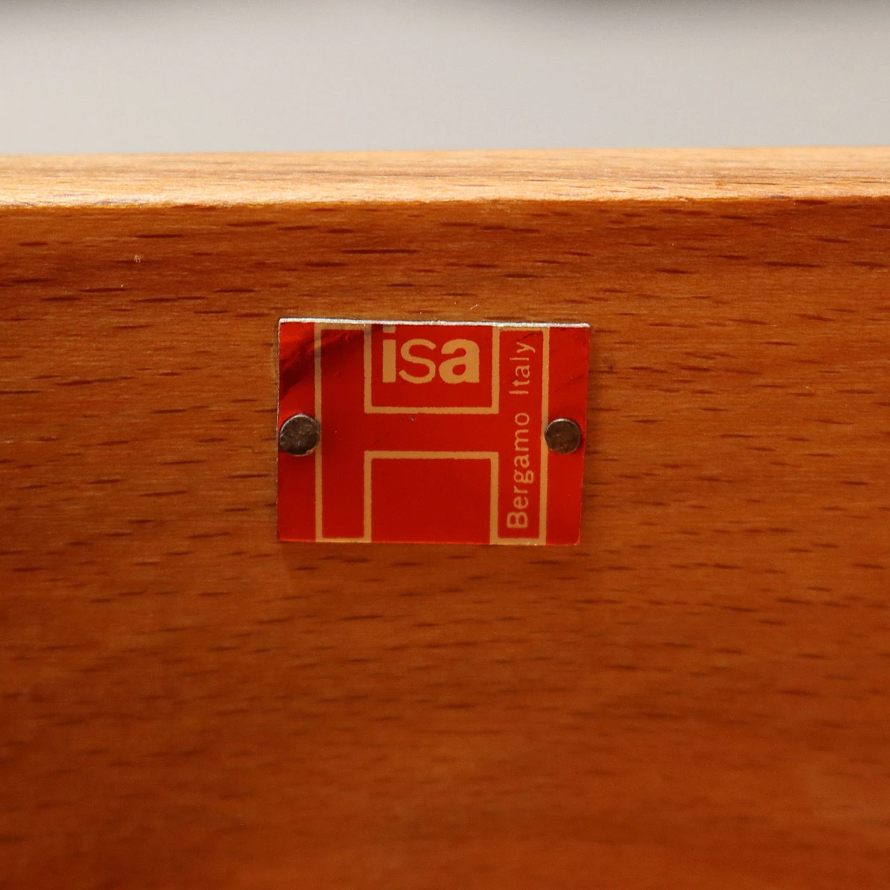 Cassettiera in legno impiallacciato teak di Isa Bergamo, anni '60 5