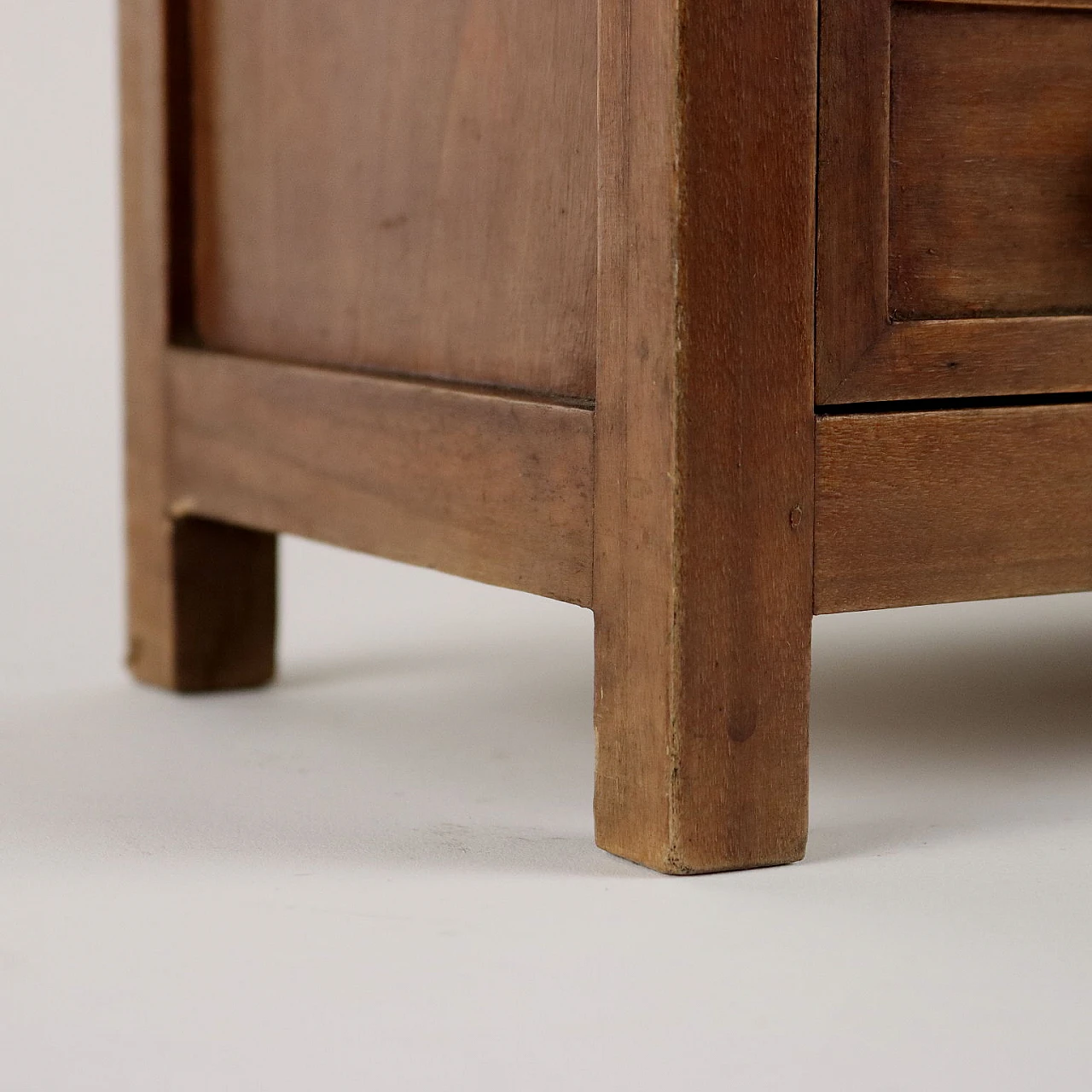 Modellino di cassettiera con specchio in legno, inizio '900 5