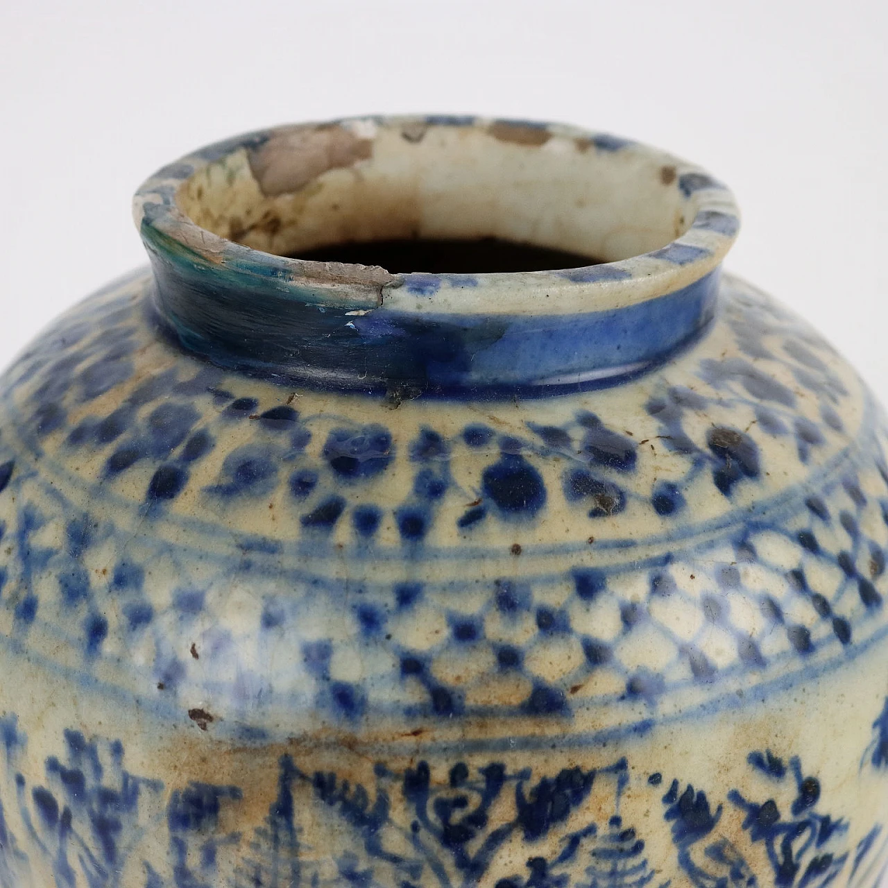 Vaso a balaustro mediorientale in ceramica, inizio '900 3