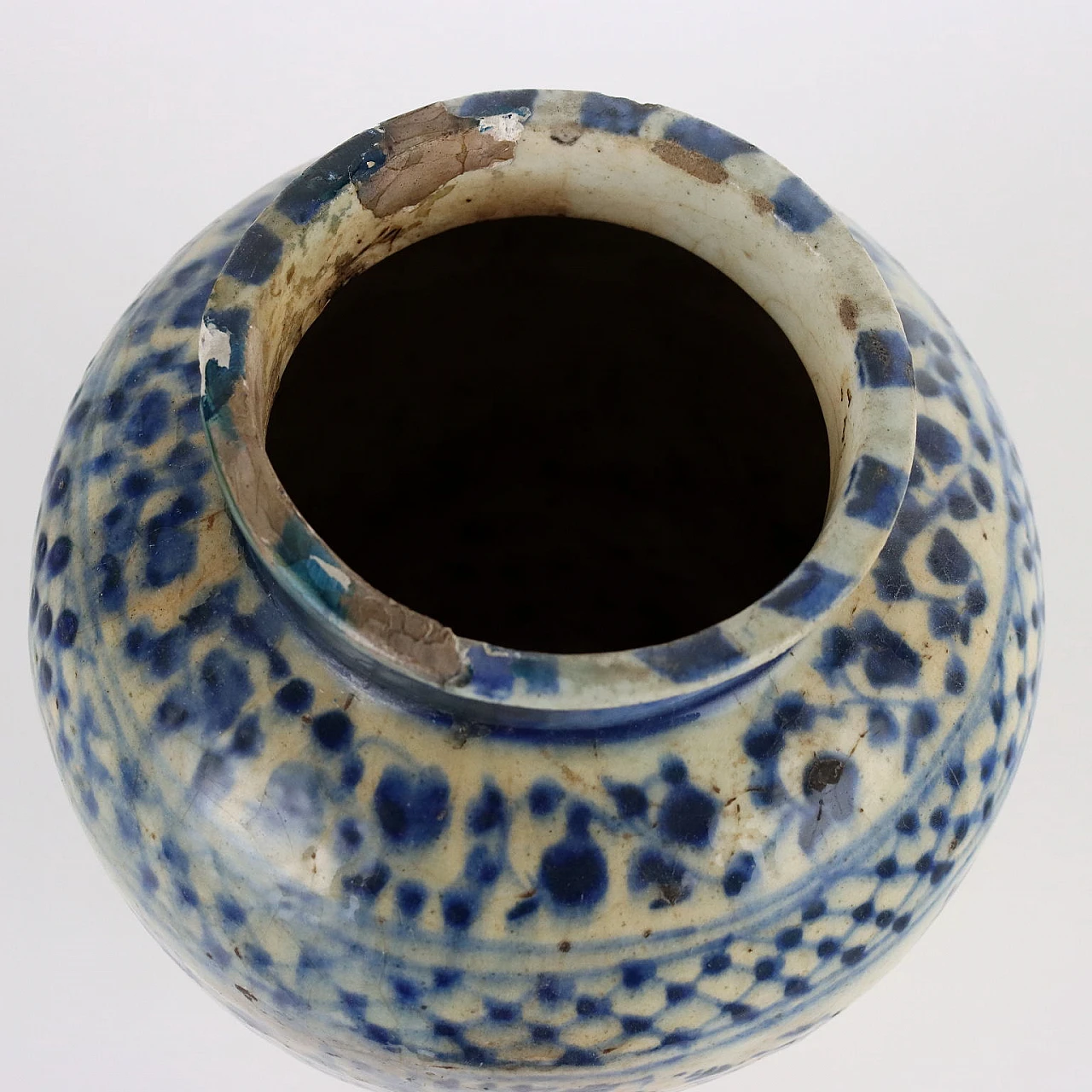 Vaso a balaustro mediorientale in ceramica, inizio '900 4