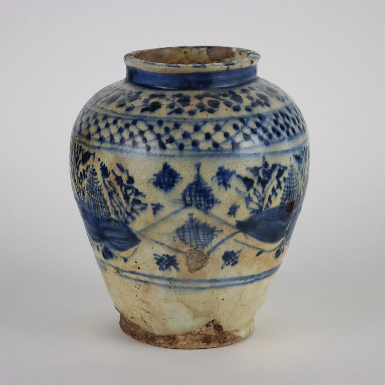 Vaso a balaustro mediorientale in ceramica, inizio '900 5