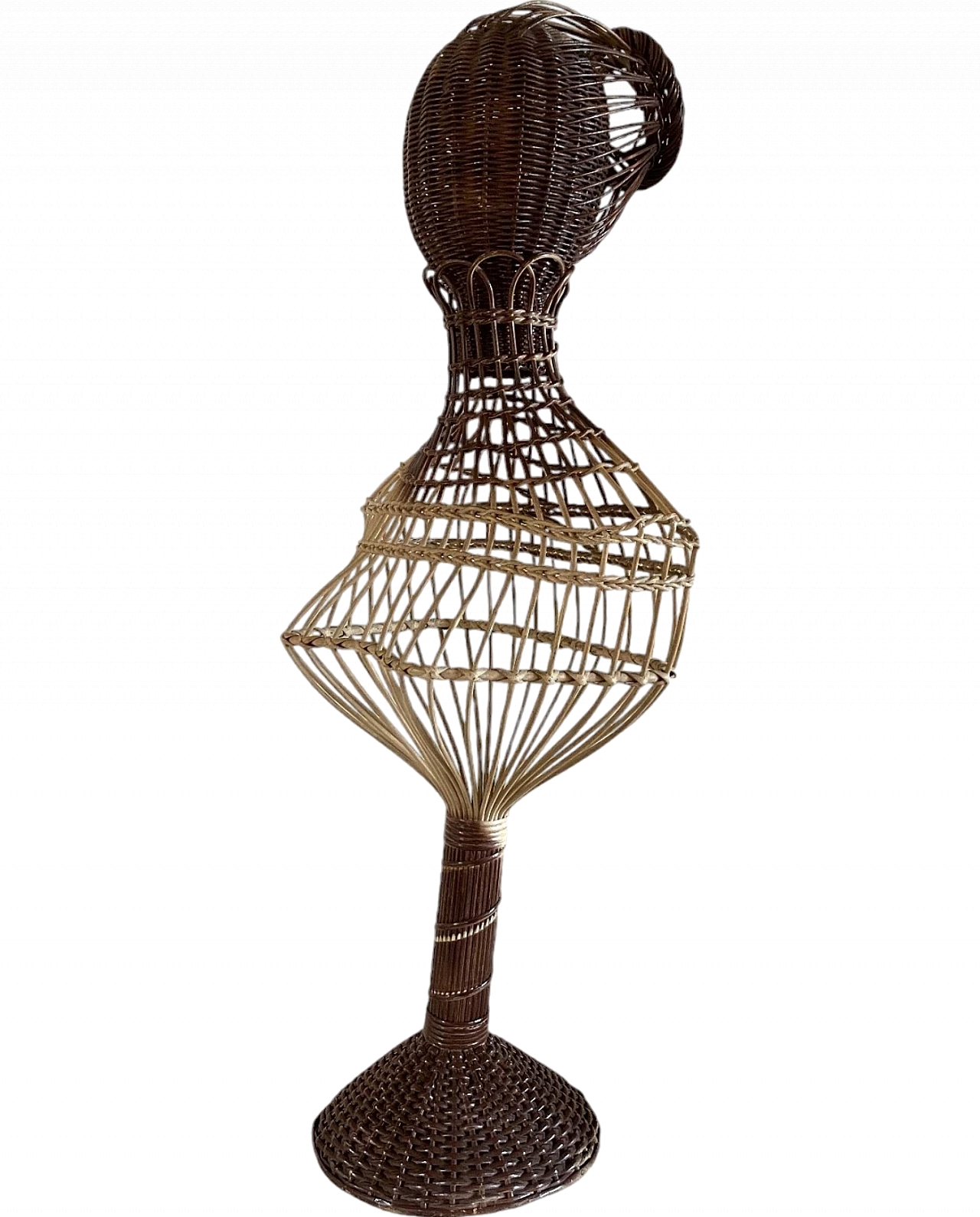 Manichino in vimini Posa Italia, anni '50 26