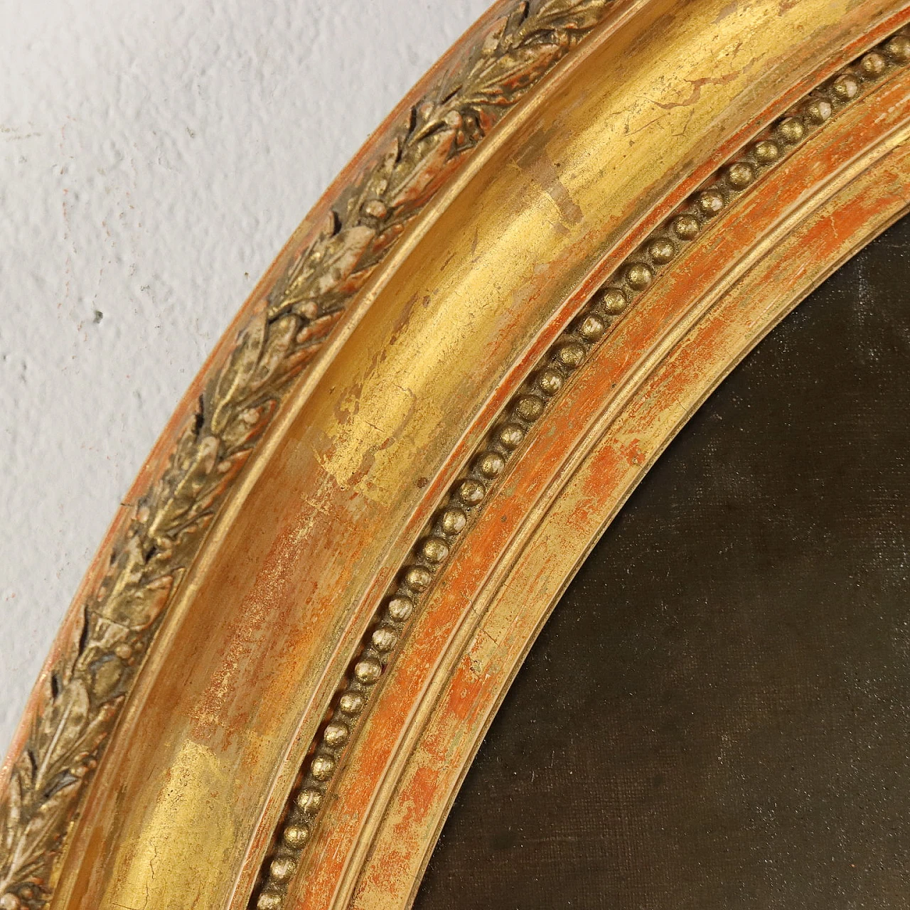 J. M. De Medeiros, Portrait of a philosopher, oil on canvas in oval frame, 1875 7