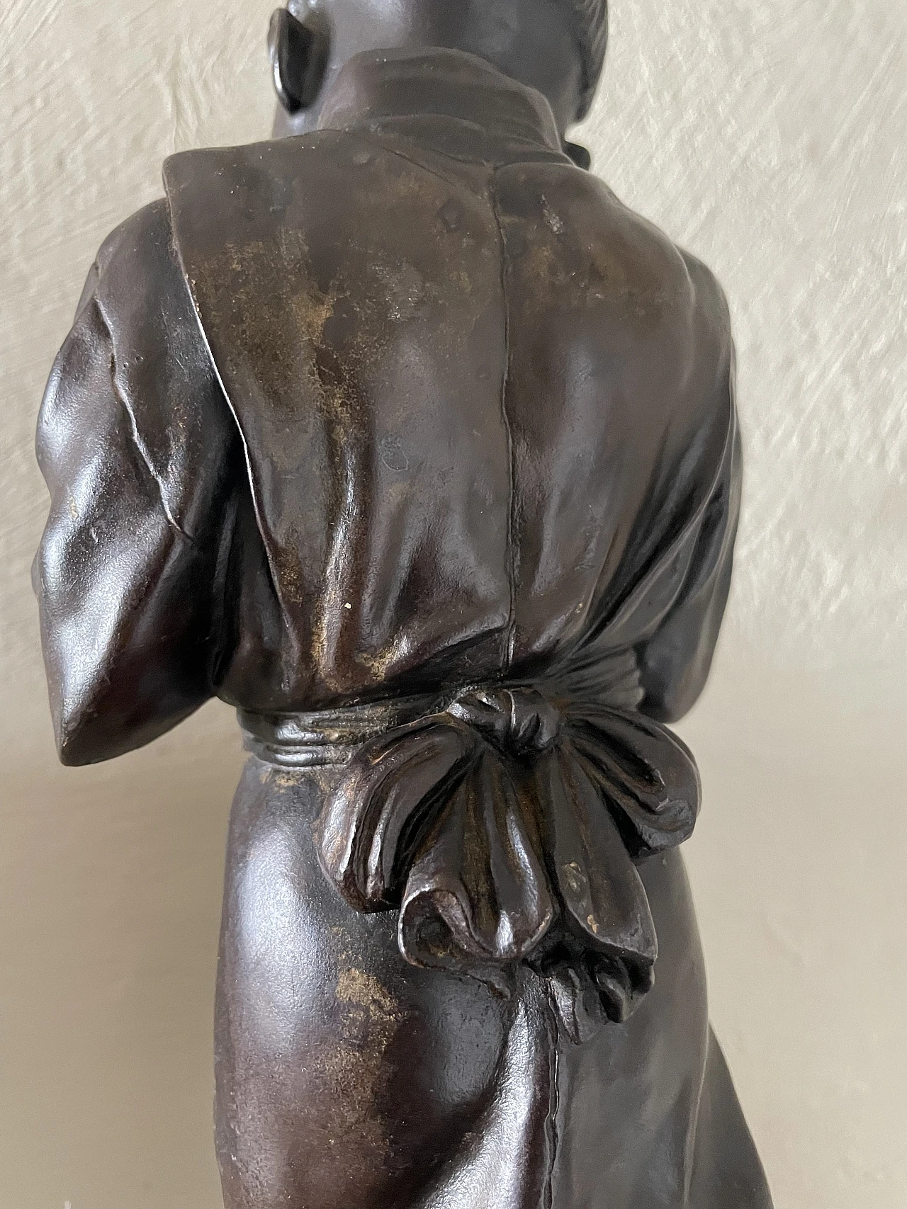 Japanese bronze statue, late 20th century 3