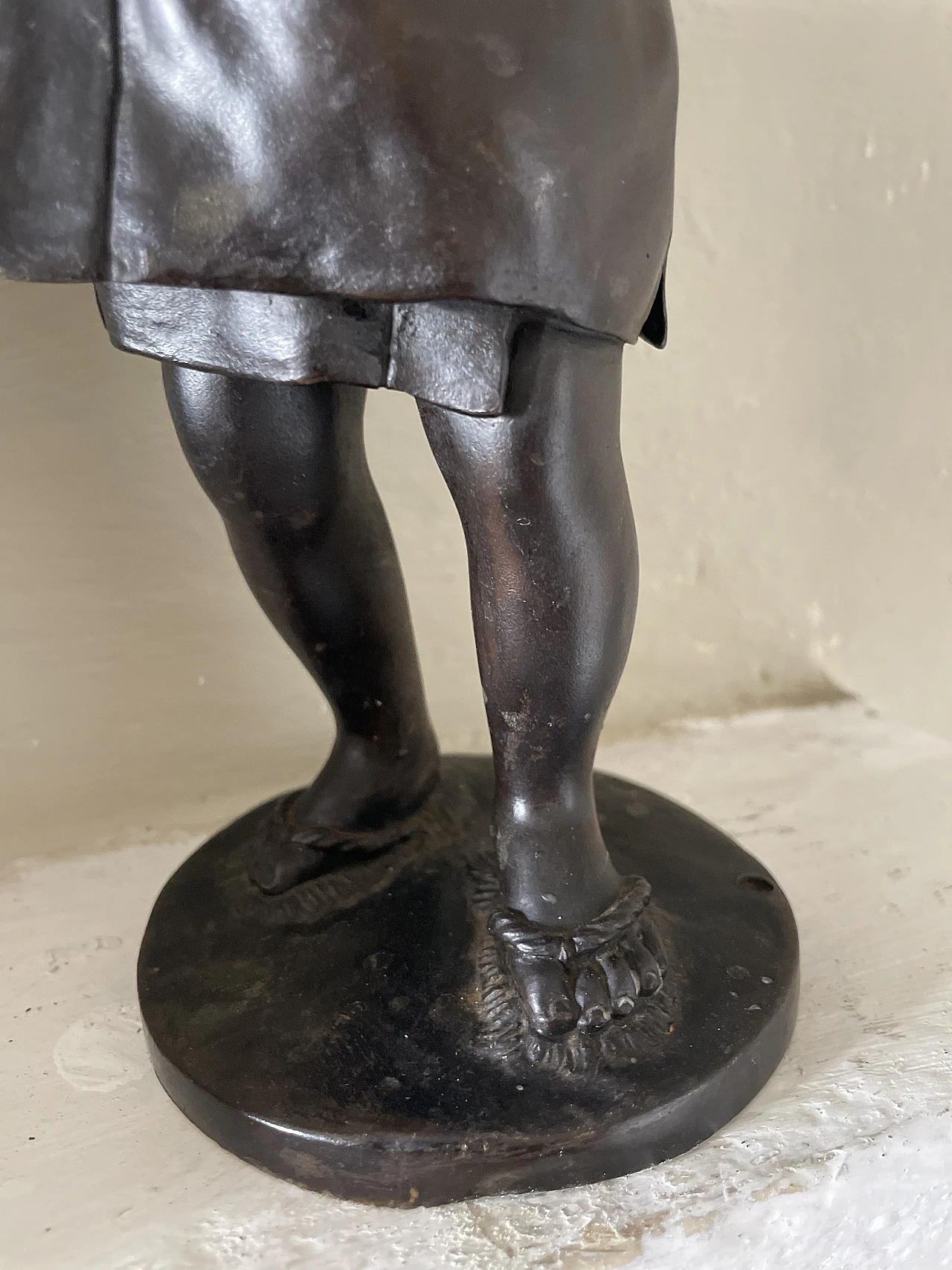 Japanese bronze statue, late 20th century 7