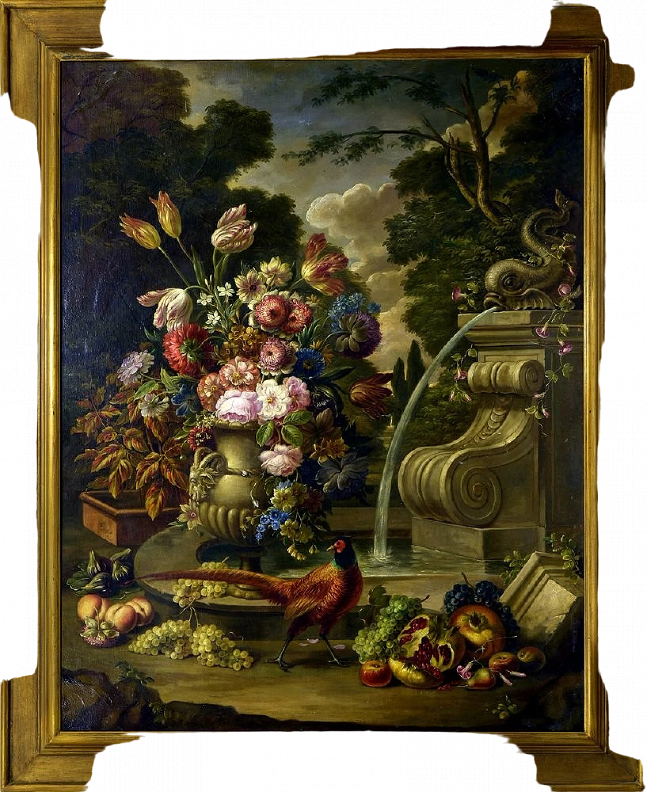 Alfredo Mahieux, Still Life with Pheasant, oil on canvas, early 20th 12