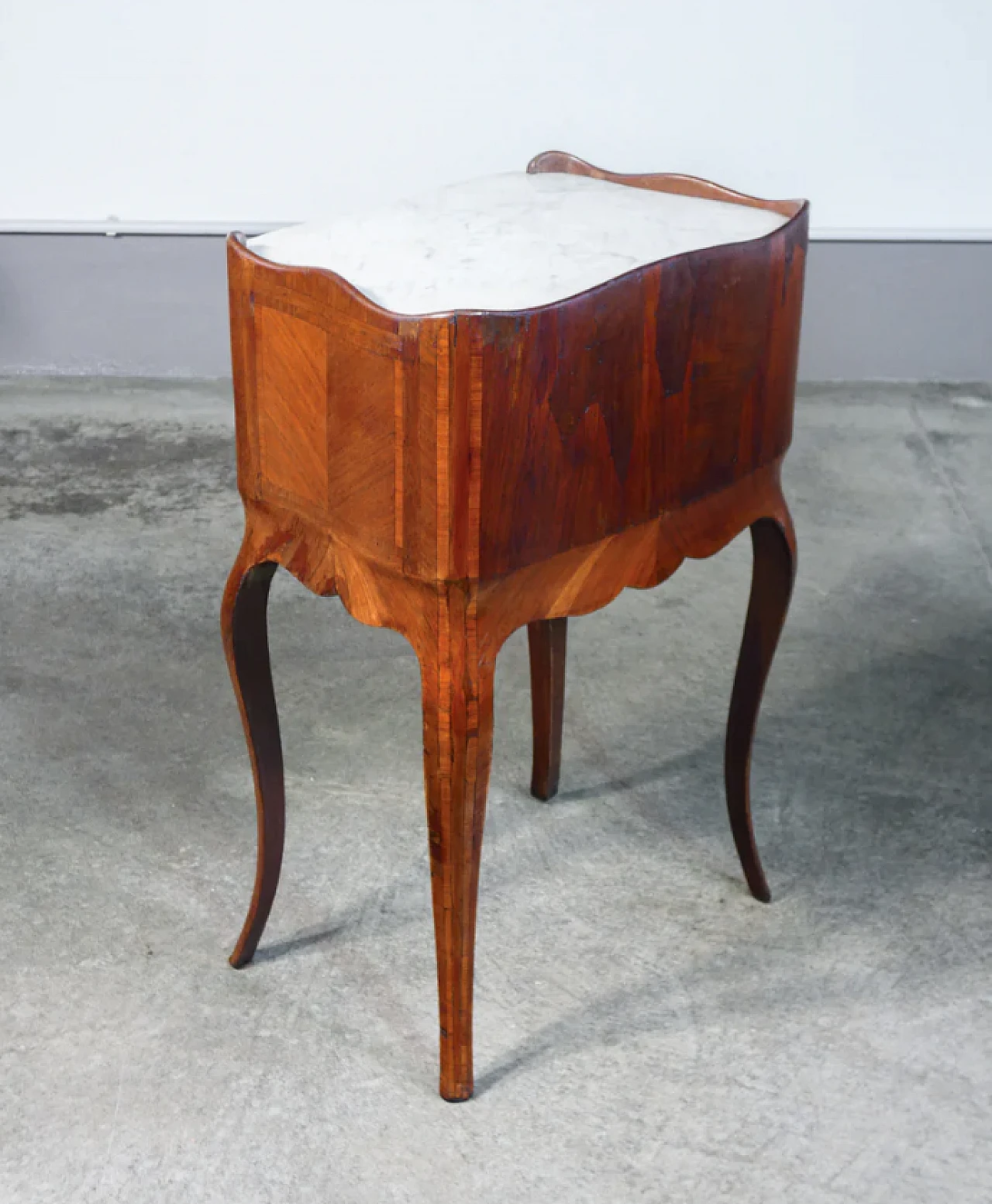 Mobile di servizio Luigi XV in legno e marmo, '700 7