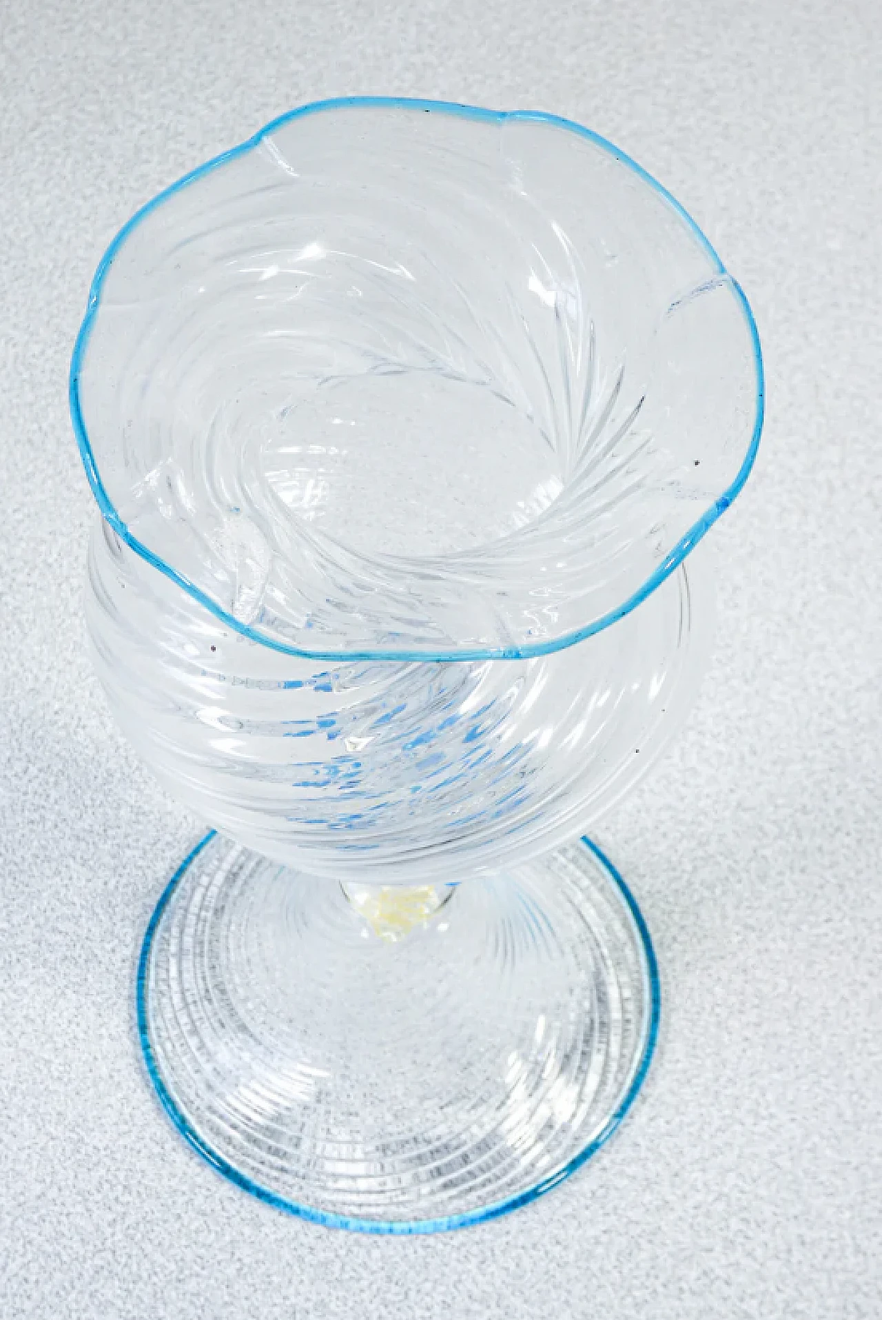 Vaso in vetro soffiato di Murano, anni '60 3