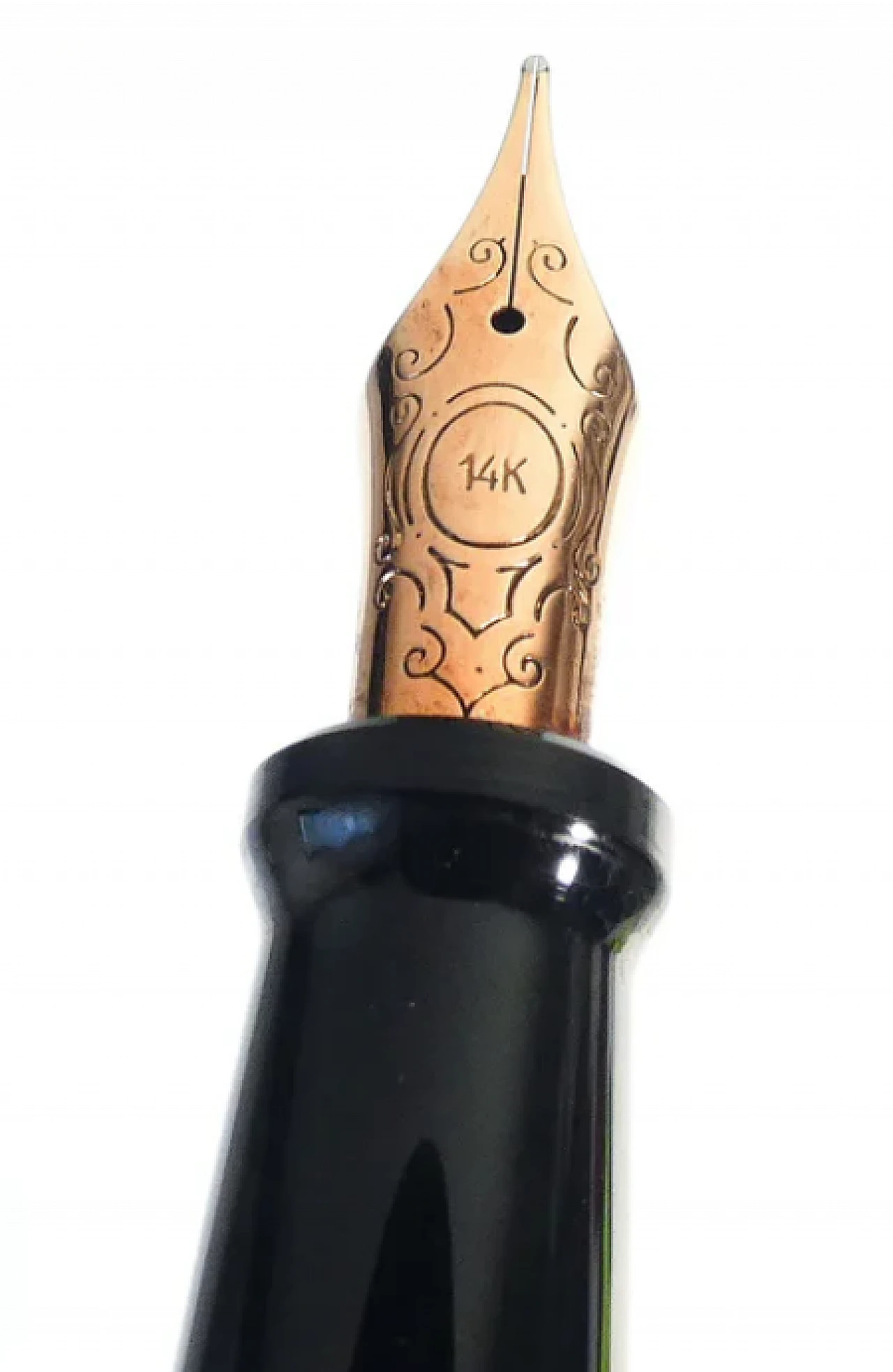 Penna stilografica Aurora 88 in celluloide e metallo dorato, fine '900 6