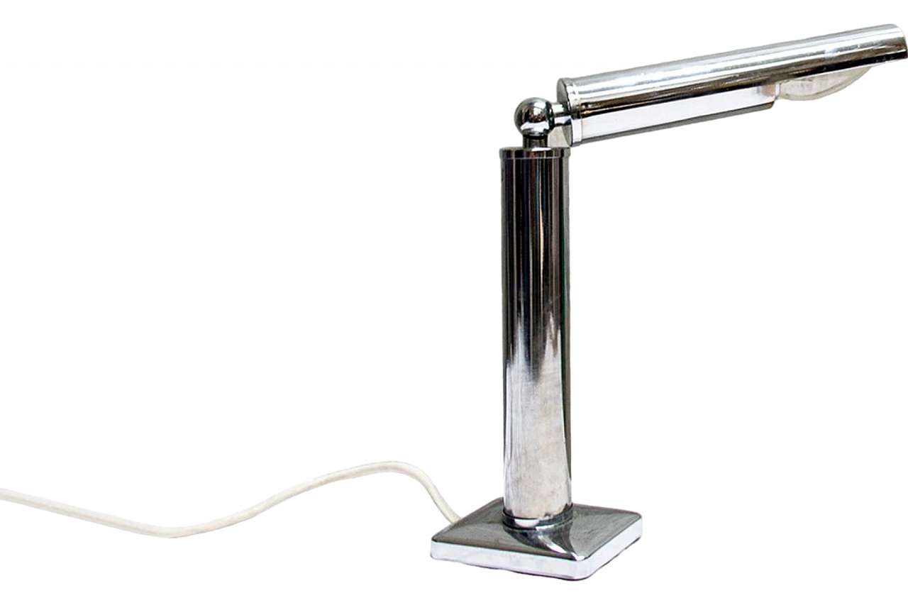 Lampada da parete in acciaio di Reggiani, anni '60 7