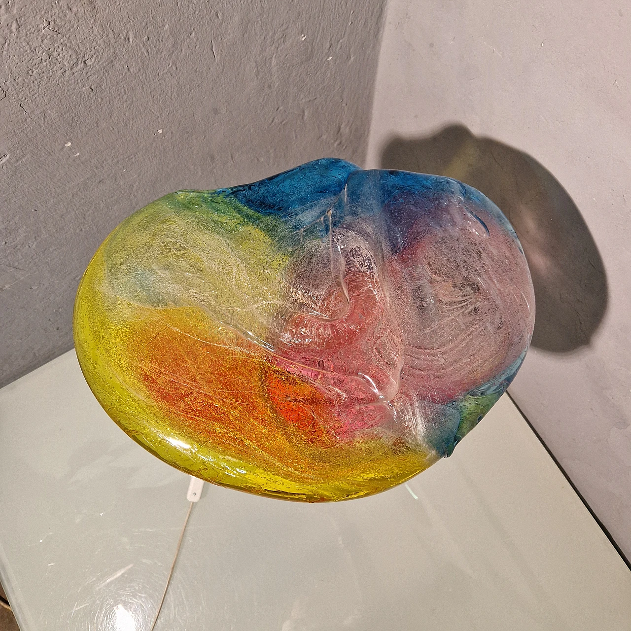 Low floor lamp by Jacopo Foggini in metal and plastic, 2000s 8