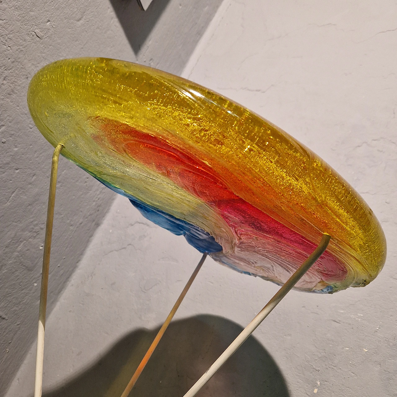 Low floor lamp by Jacopo Foggini in metal and plastic, 2000s 9