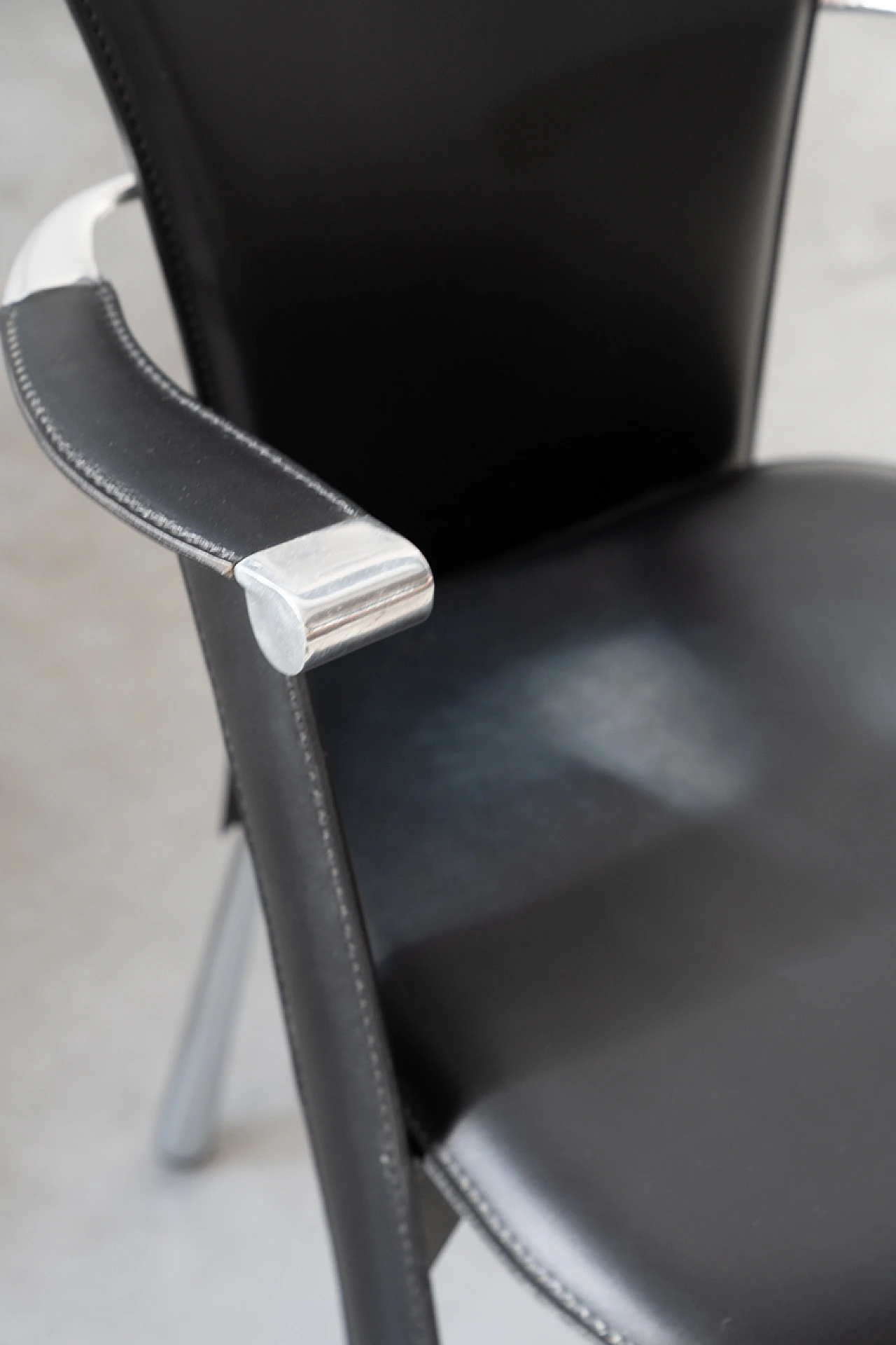 Leather Armchair Stine Line, 1990s 3