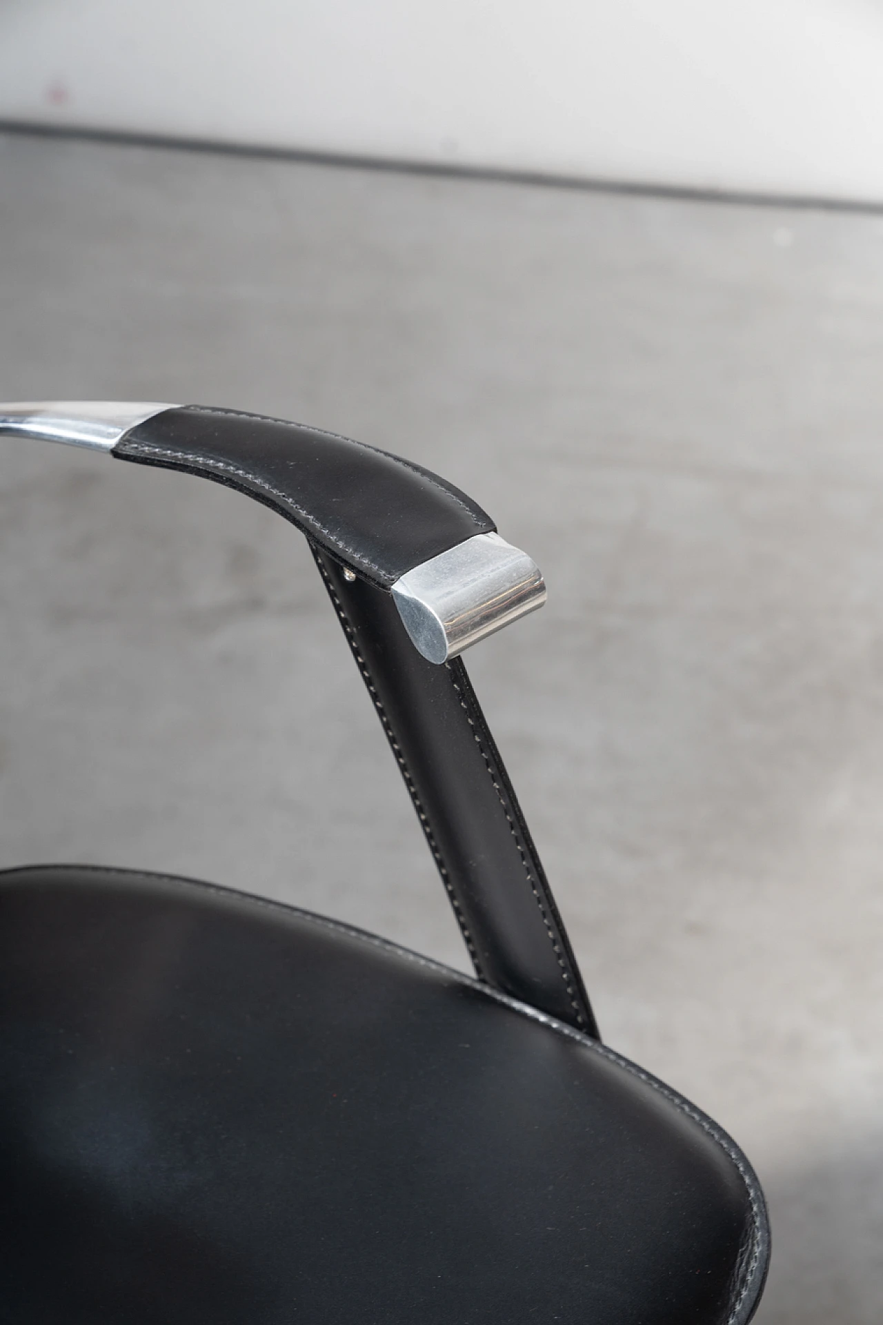 Leather Armchair Stine Line, 1990s 4