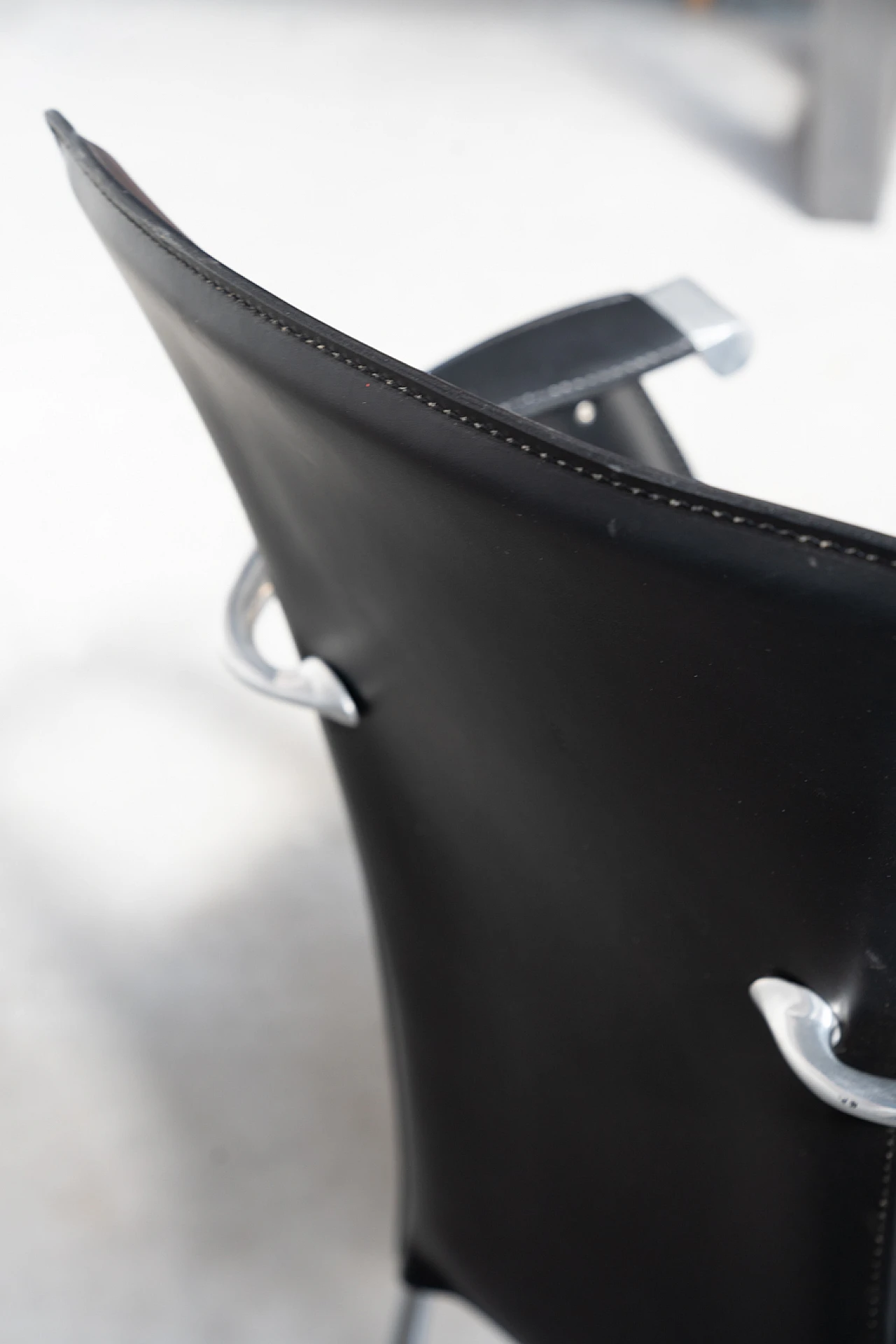 Leather Armchair Stine Line, 1990s 10