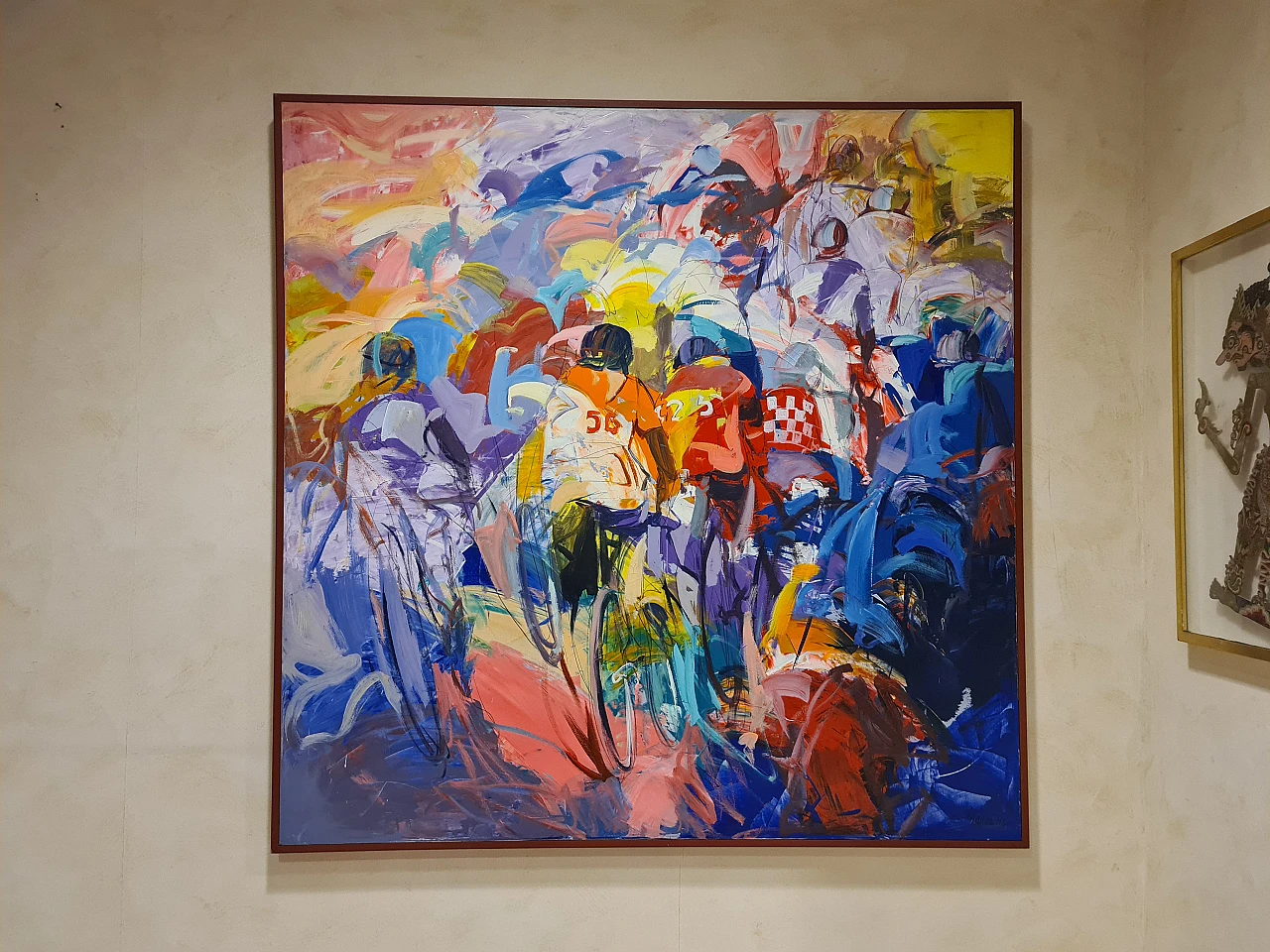 Oil painting on canvas Antonio Tamburro, 90s 2