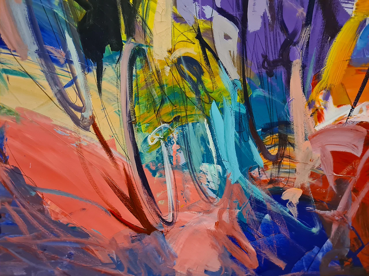 Oil painting on canvas Antonio Tamburro, 90s 8