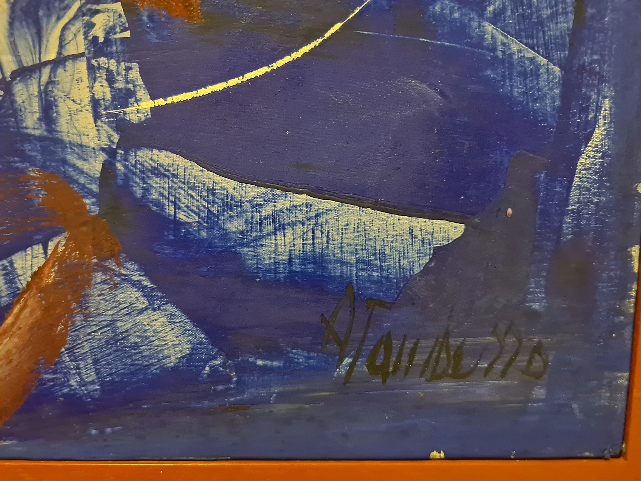 Oil painting on canvas Antonio Tamburro, 90s 9