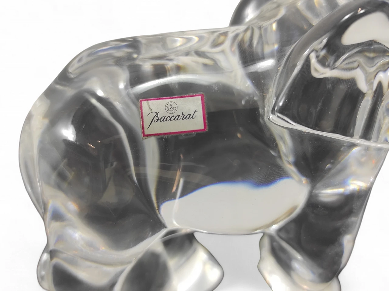 Baccarat crystal elephant 9