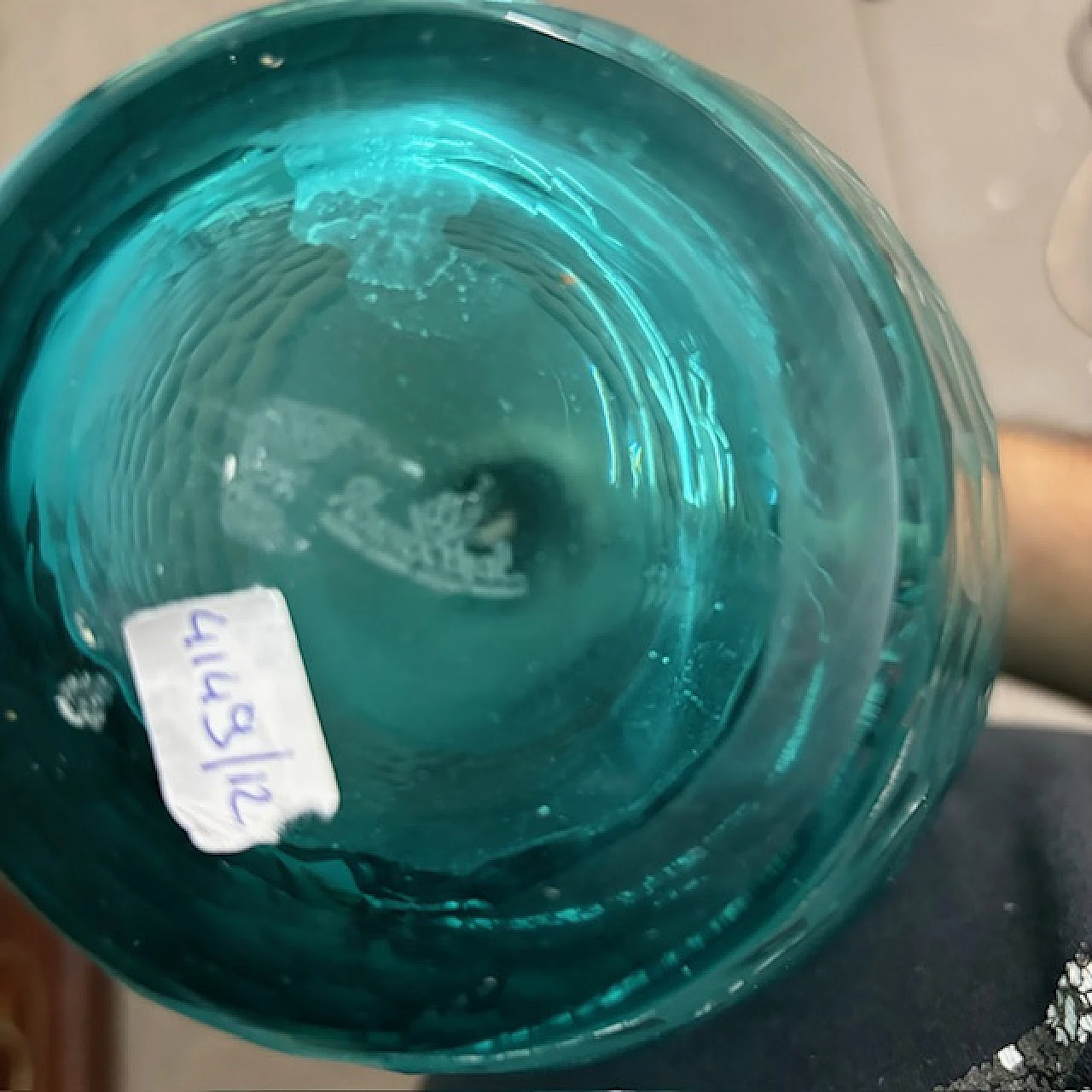 Rosenthal vase in green glass, 70s 8