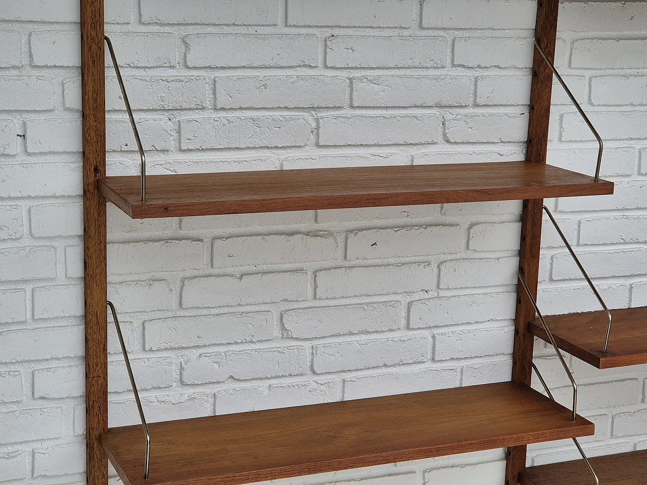 Danish shelving system "Royal System" by Paul Cadovius, teak, 70s 7