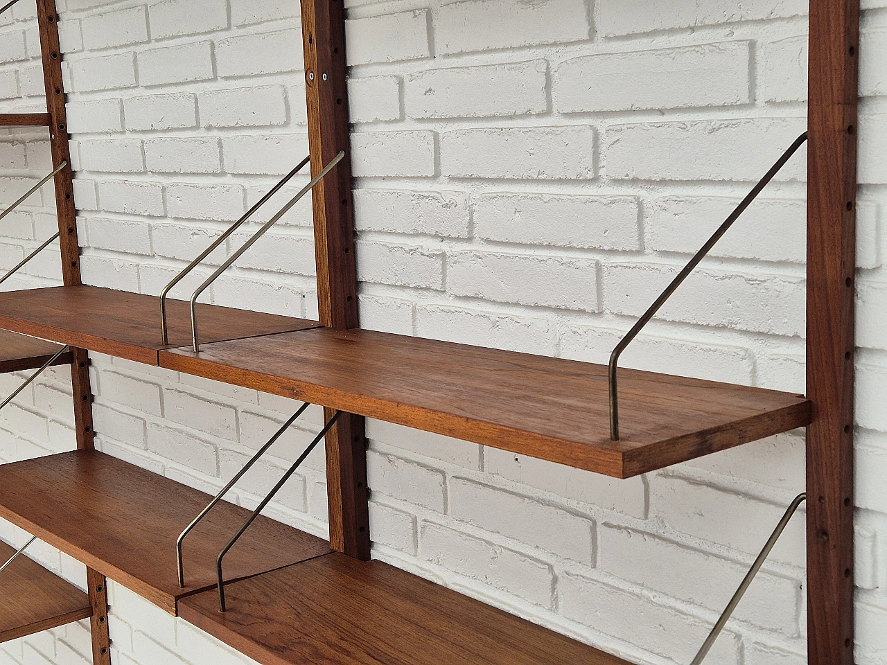 Danish shelving system "Royal System" by Paul Cadovius, teak, 70s 9