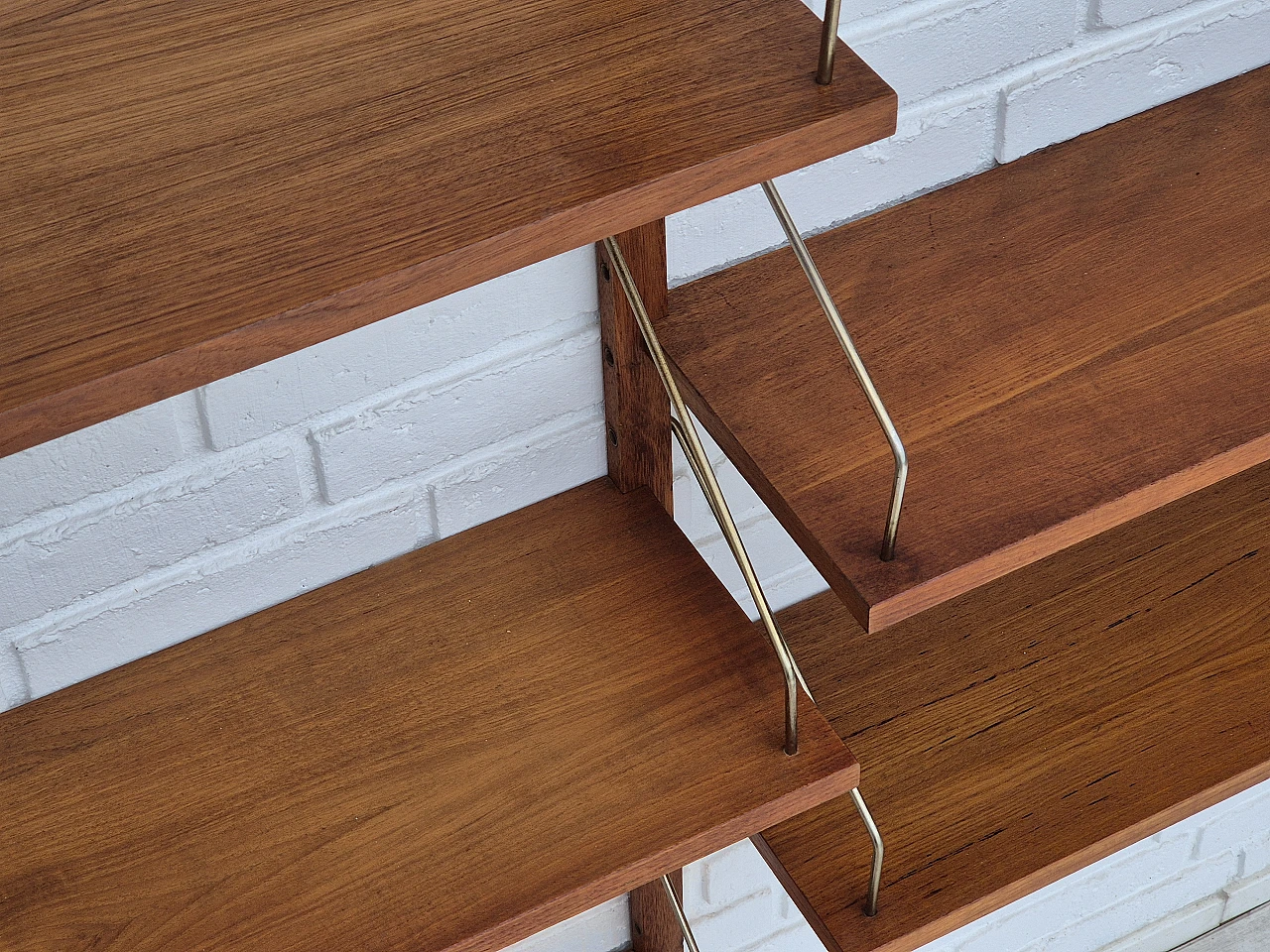 Danish shelving system "Royal System" by Paul Cadovius, teak, 70s 12