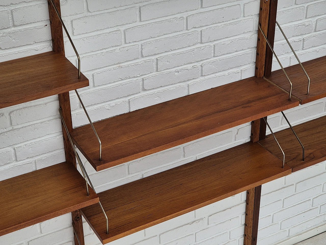 Danish shelving system "Royal System" by Paul Cadovius, teak, 70s 14