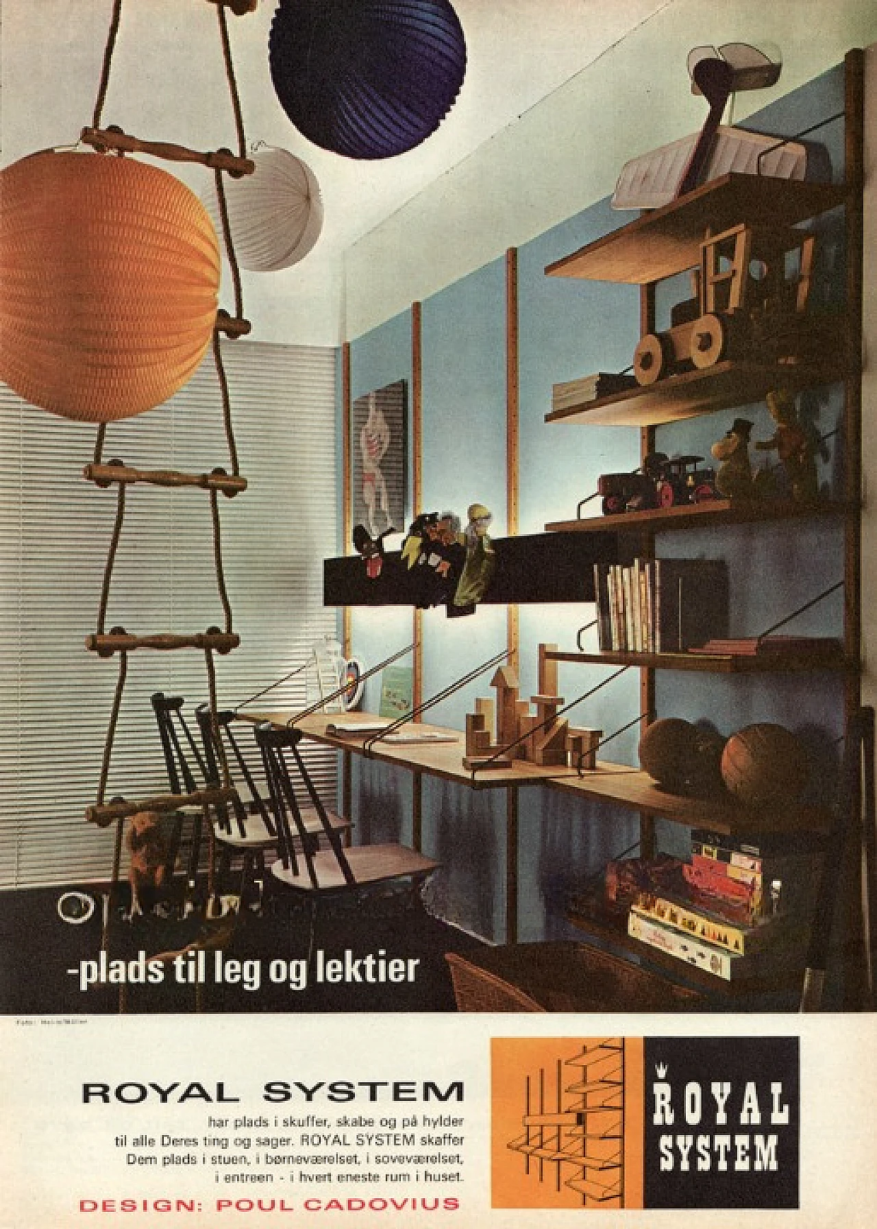 Danish shelving system "Royal System" by Paul Cadovius, teak, 70s 16