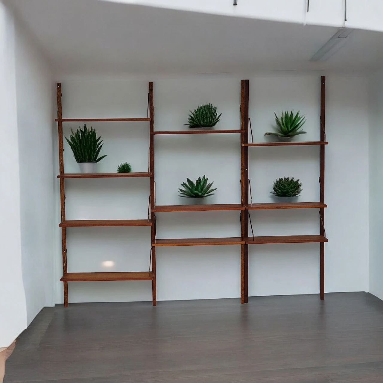 Danish shelving system "Royal System" by Paul Cadovius, teak, 70s 17