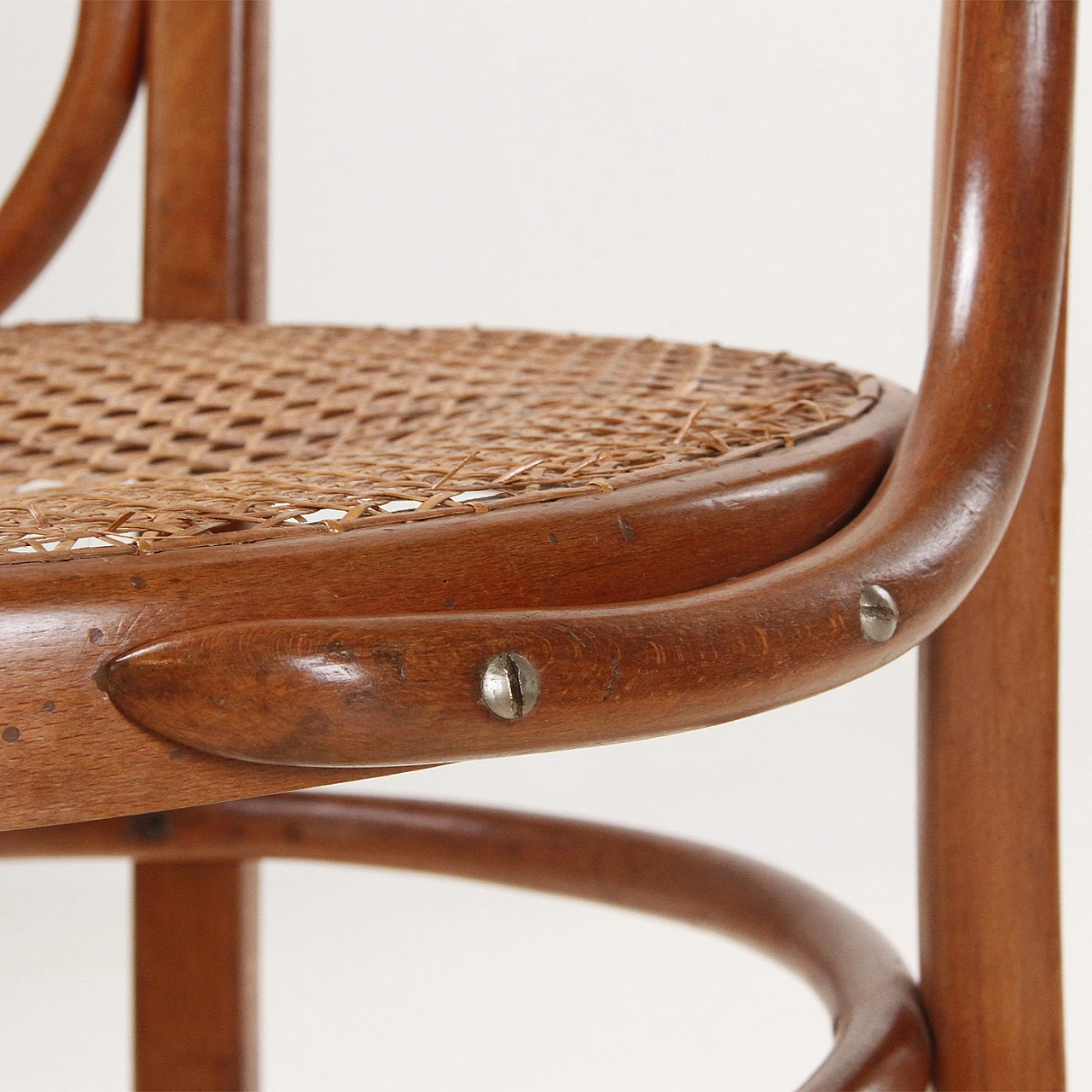 Wooden chair with armrests by J&J Kohn, mid-19th century 10