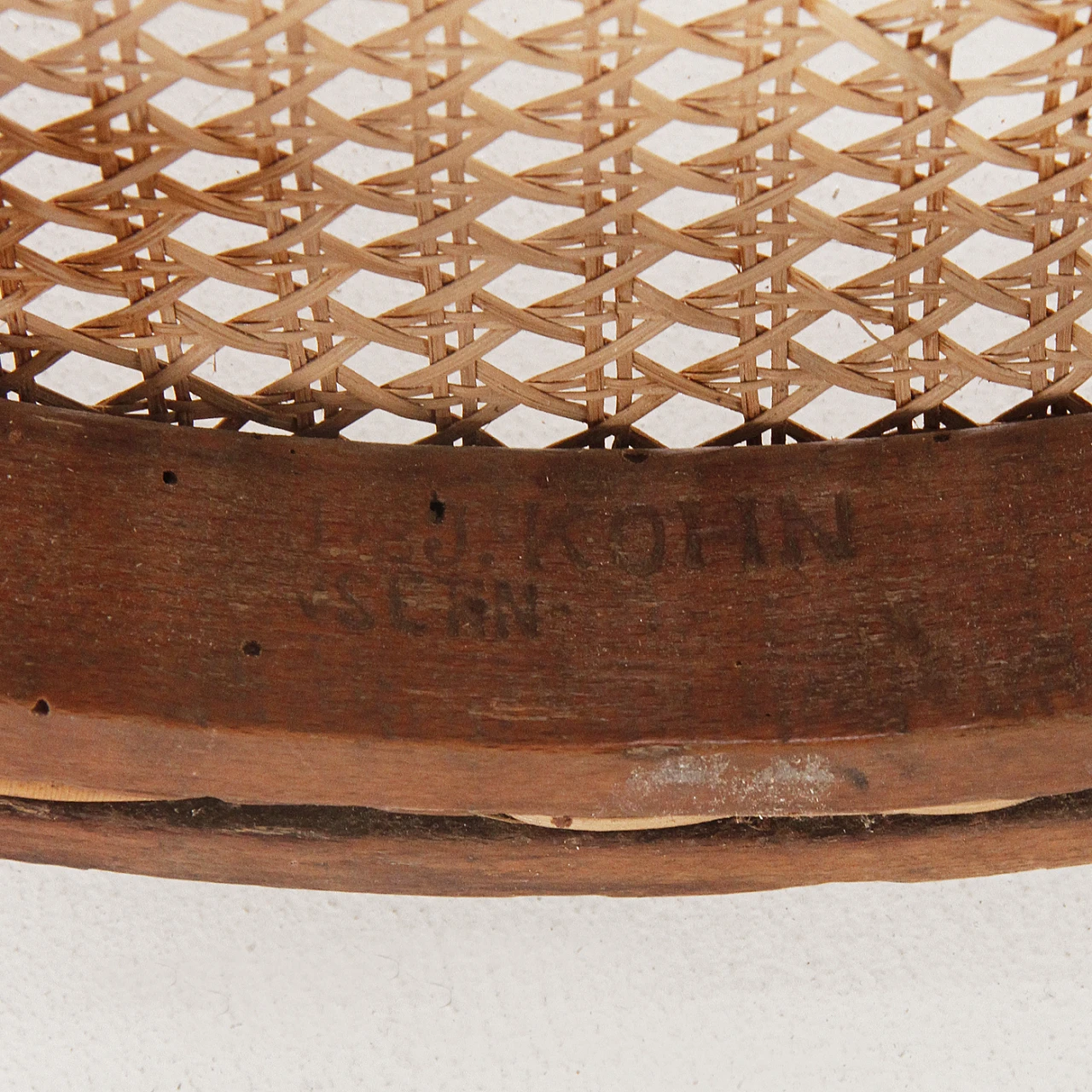 Wooden chair with armrests by J&J Kohn, mid-19th century 11