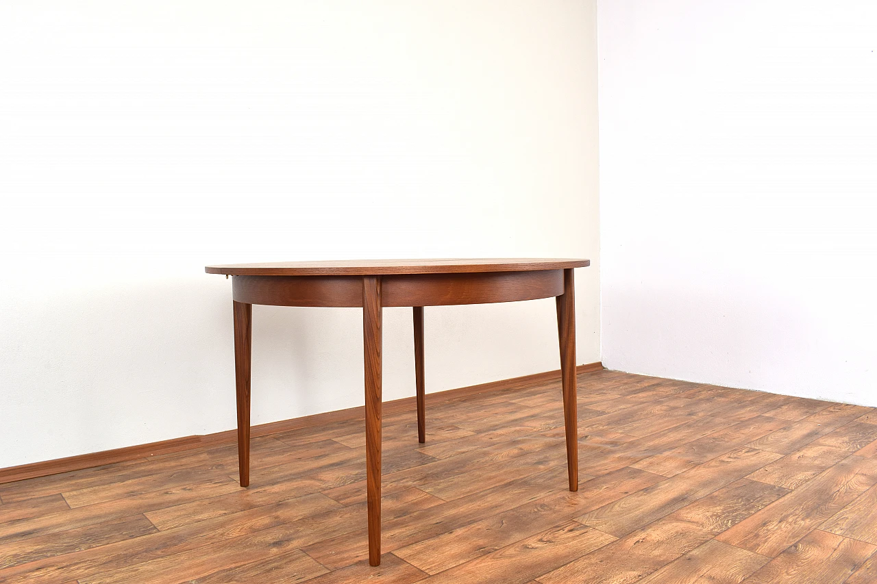 Danish teak extendable dining table, 1960s 3